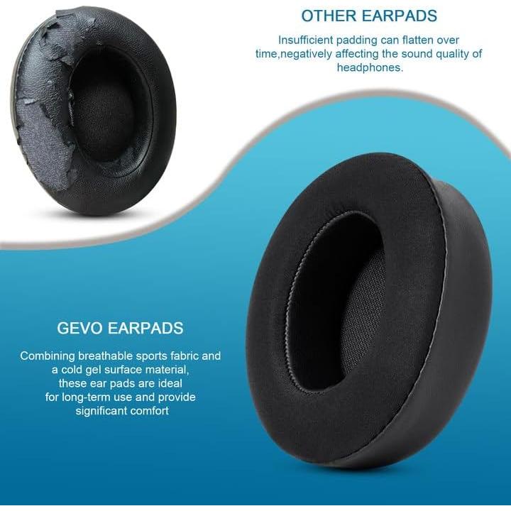 Almohadillas de Repuesto GEVO para Auriculares Beats Studio 2/3 - Gel Refrigerante Negro