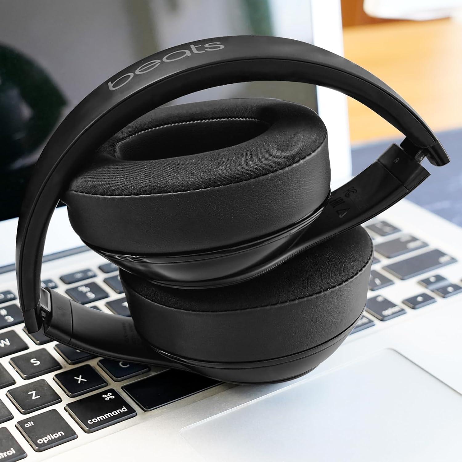 Almohadillas de Repuesto GEVO para Auriculares Beats Studio 2/3 - Gel Refrigerante Negro