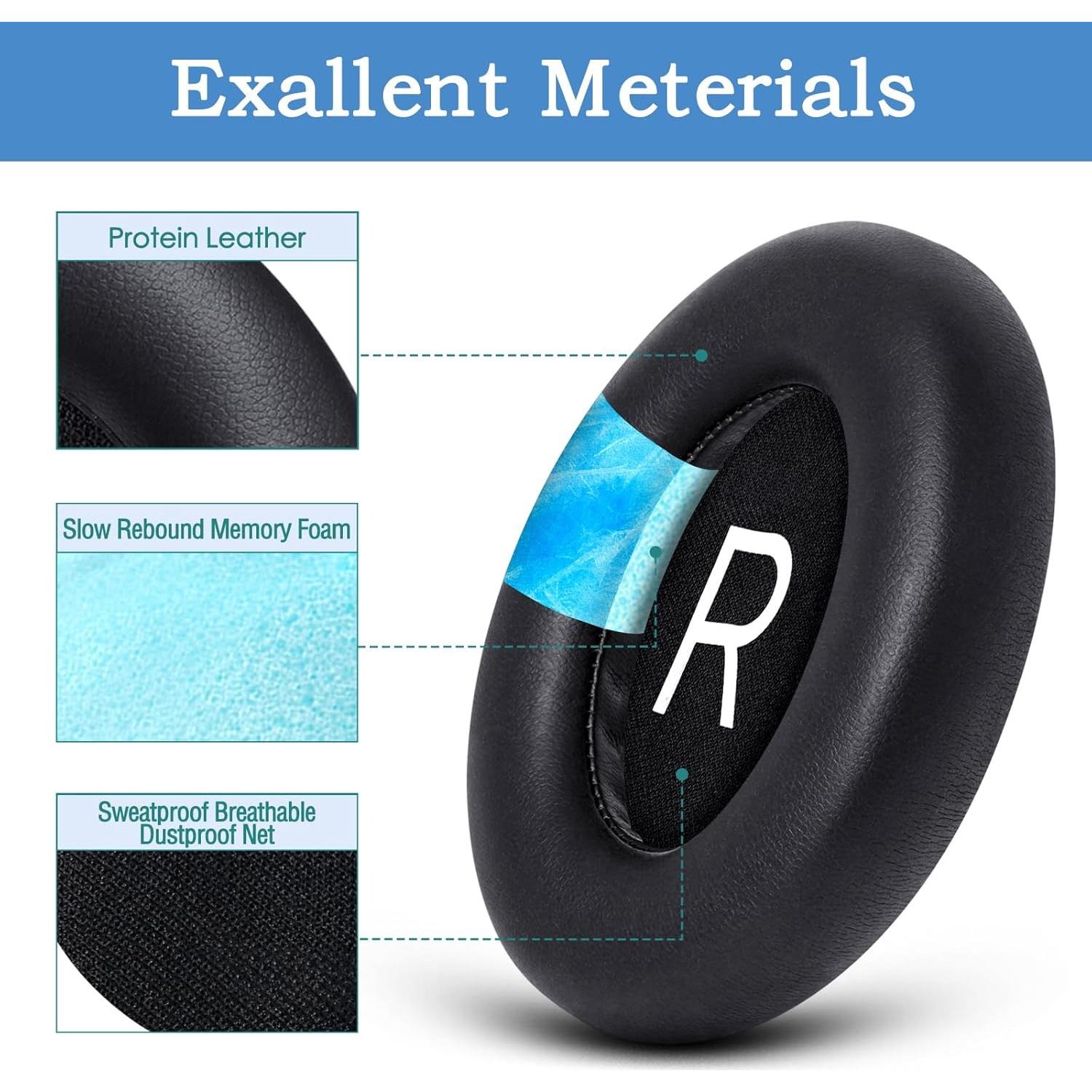 Almohadillas de Reemplazo Gvoears para Auriculares Bose 700