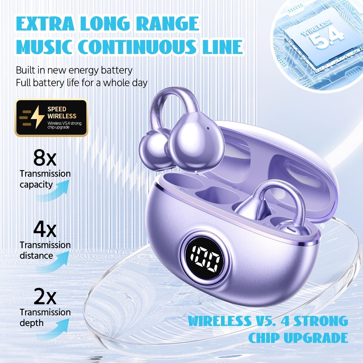 Auriculares Inalámbricos Bluetooth 5.4 M97 con Pantalla LED