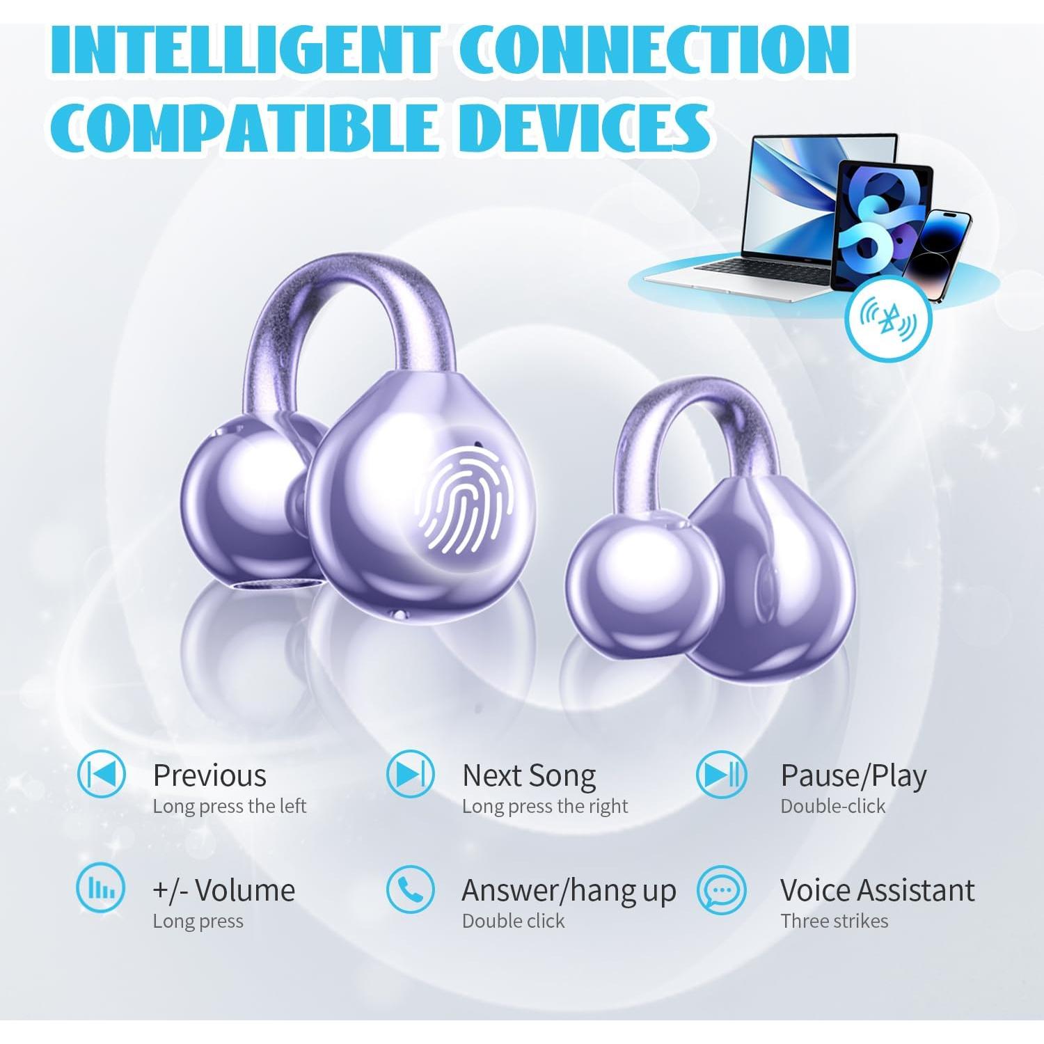 Auriculares Inalámbricos Bluetooth 5.4 M97 con Pantalla LED