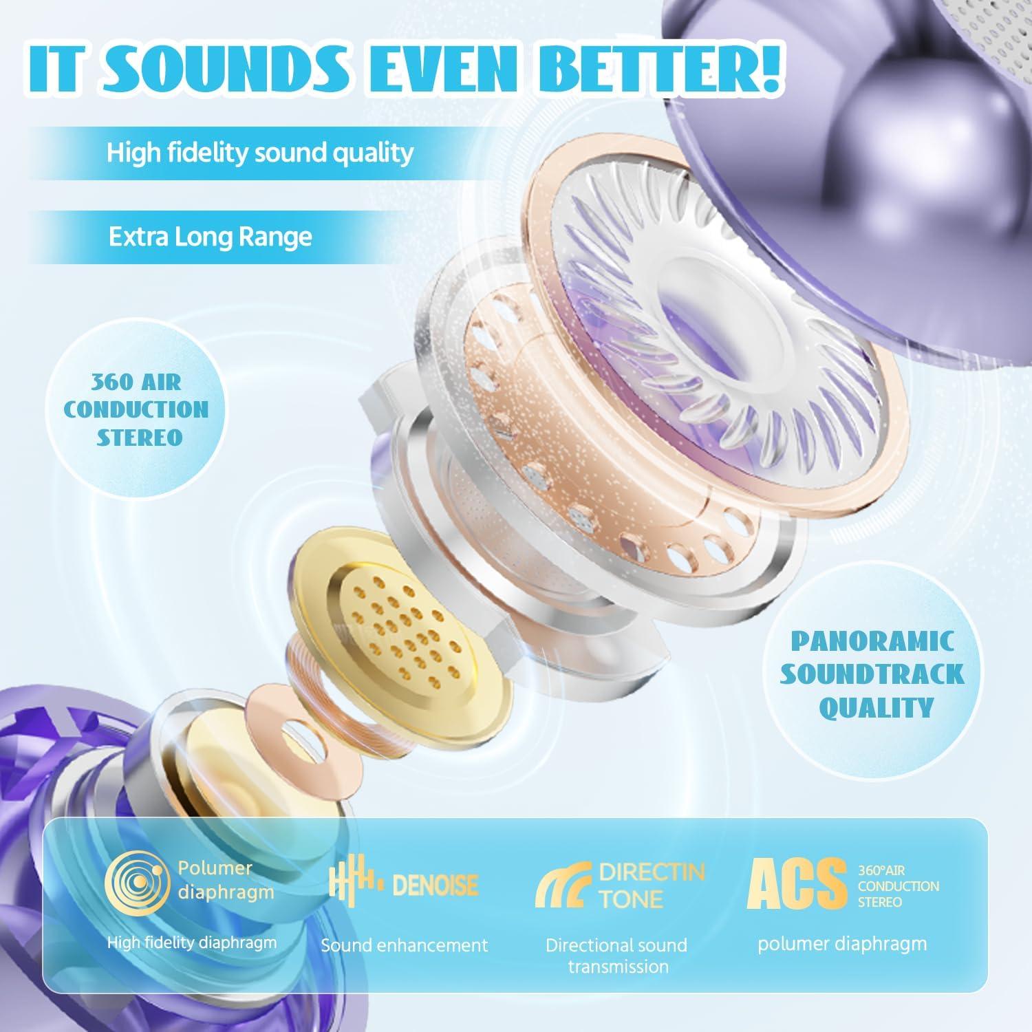 Auriculares Inalámbricos Bluetooth 5.4 M97 con Pantalla LED