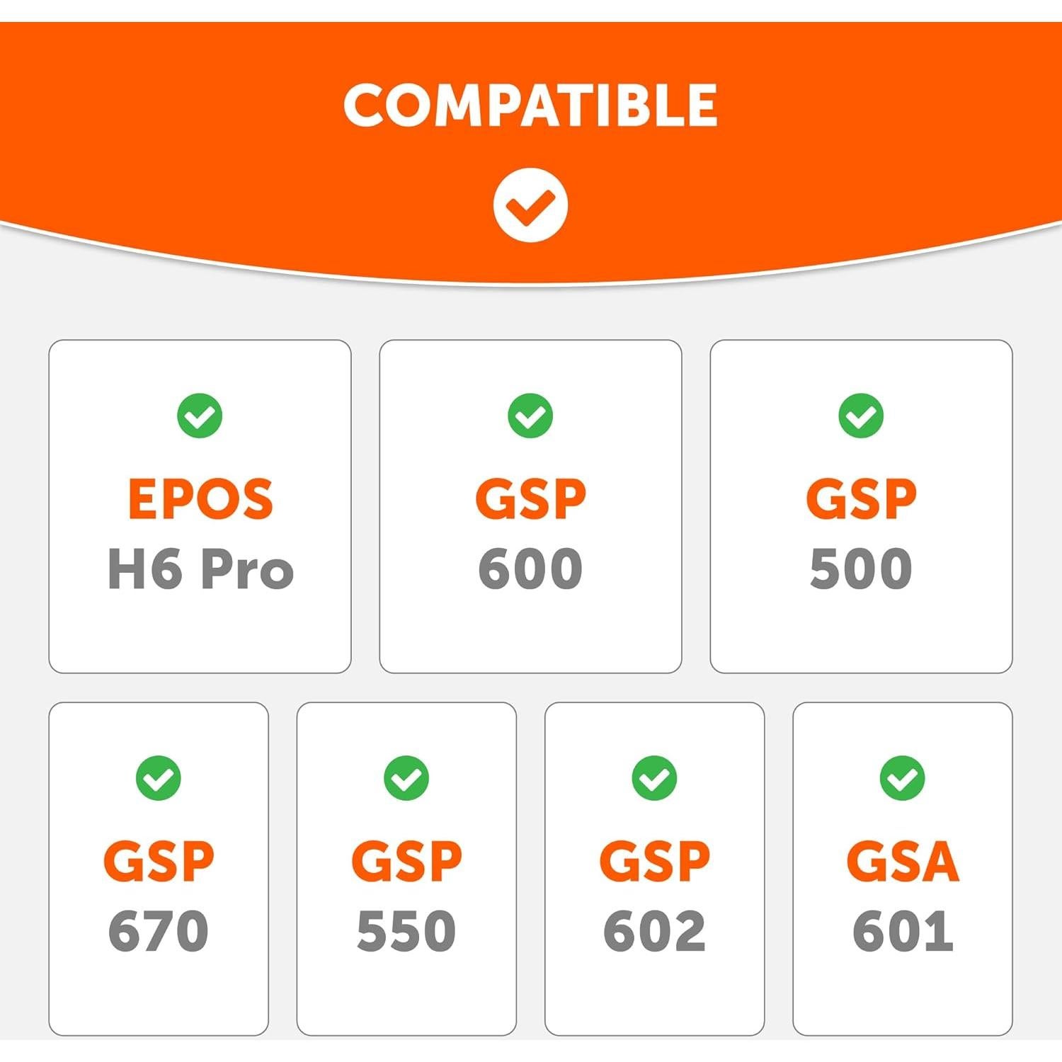 Almohadillas de Gel Refrigerante Wicked Cushions para EPOS H6 Pro