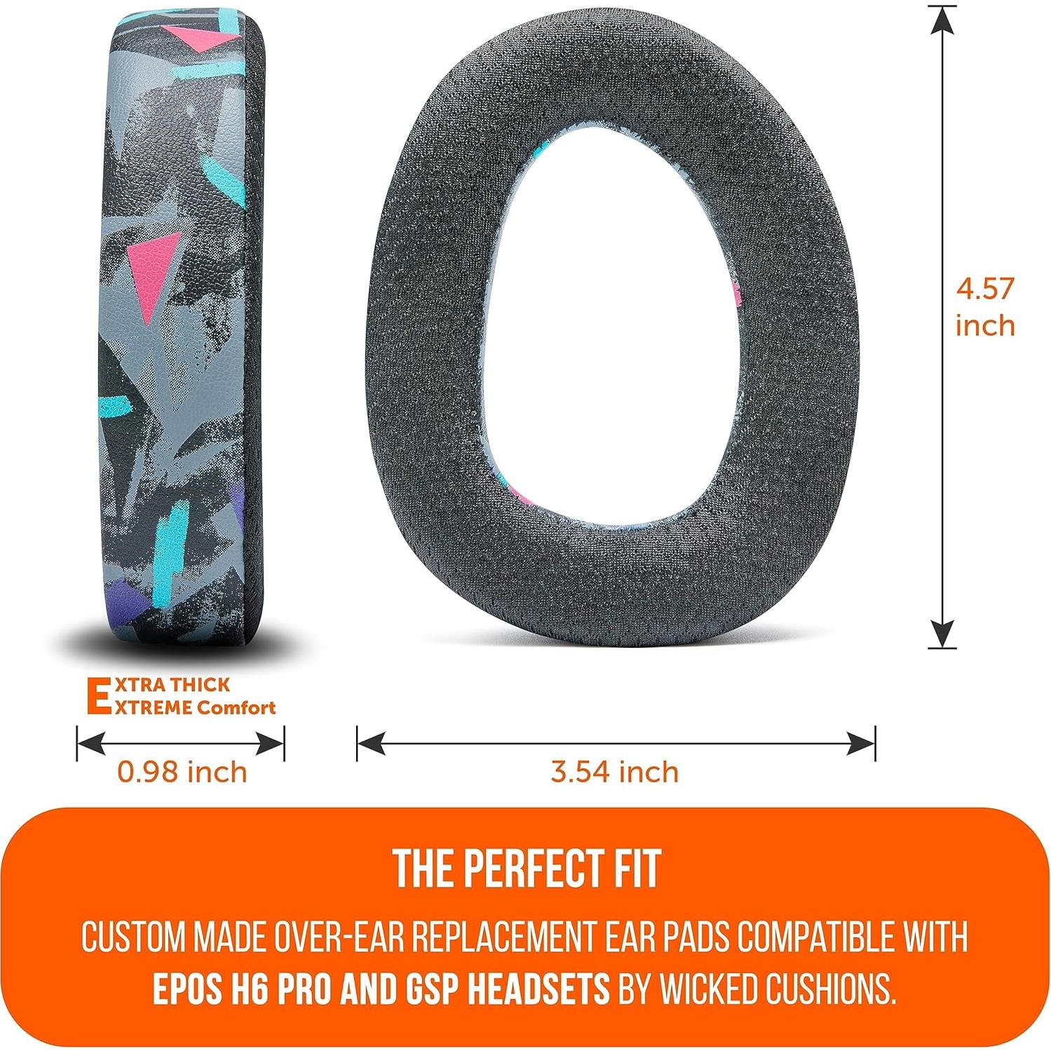 Almohadillas de Gel Refrigerante Wicked Cushions para EPOS H6 Pro