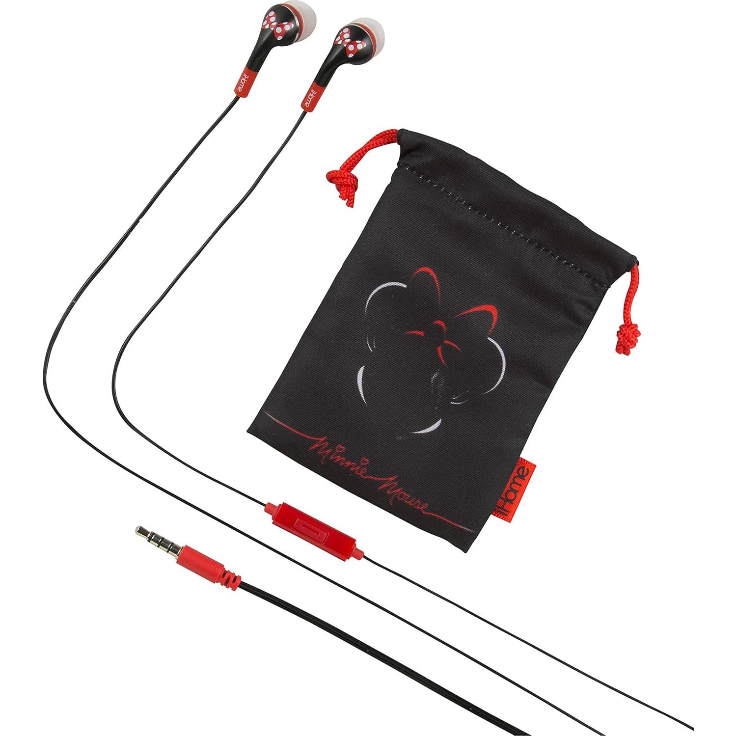 Auriculares Aislantes de Ruido Ekids Minnie Mouse con Funda