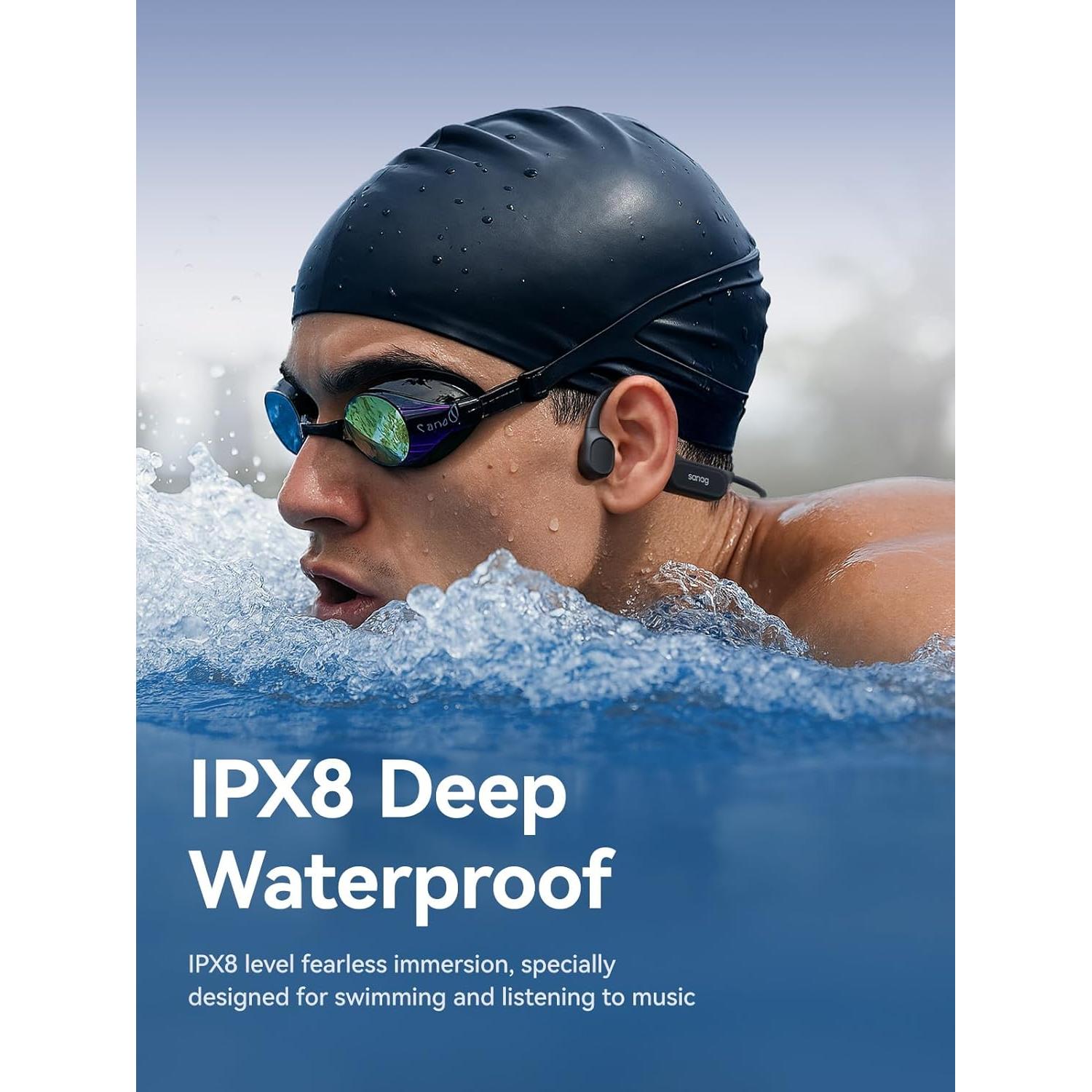 Auriculares Inalámbricos Sanag B33S Conducción Ósea IPX8 32GB