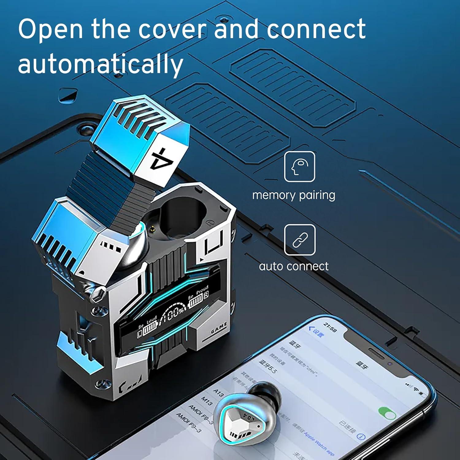 Auriculares Inalámbricos StitchGreen M45 Bluetooth 5.3 IPX7 120h