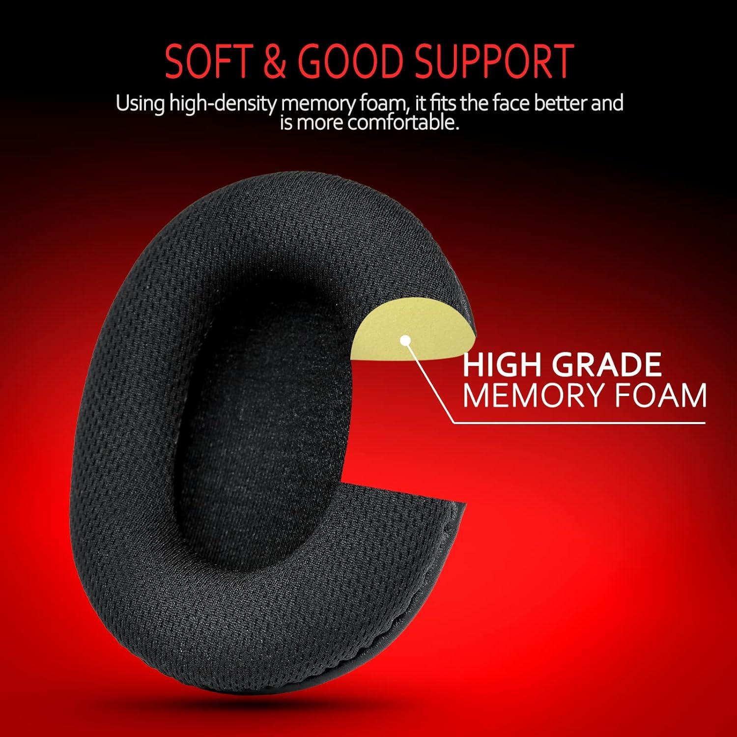 Almohadillas de Reemplazo Krone Kalpasmos para Auriculares - Negro