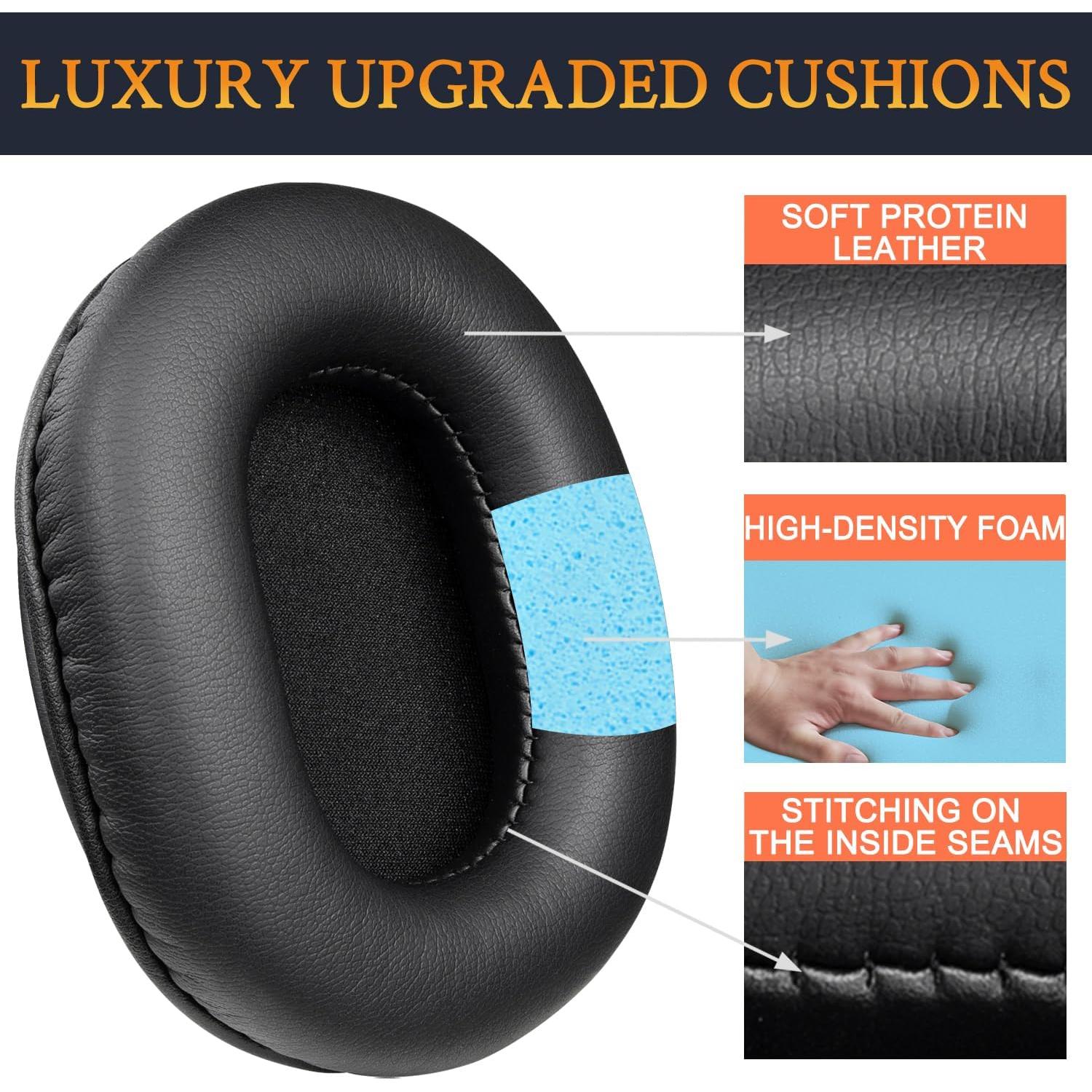 Almohadillas de Reemplazo SOULWIT para Auriculares Audio Technica M50X