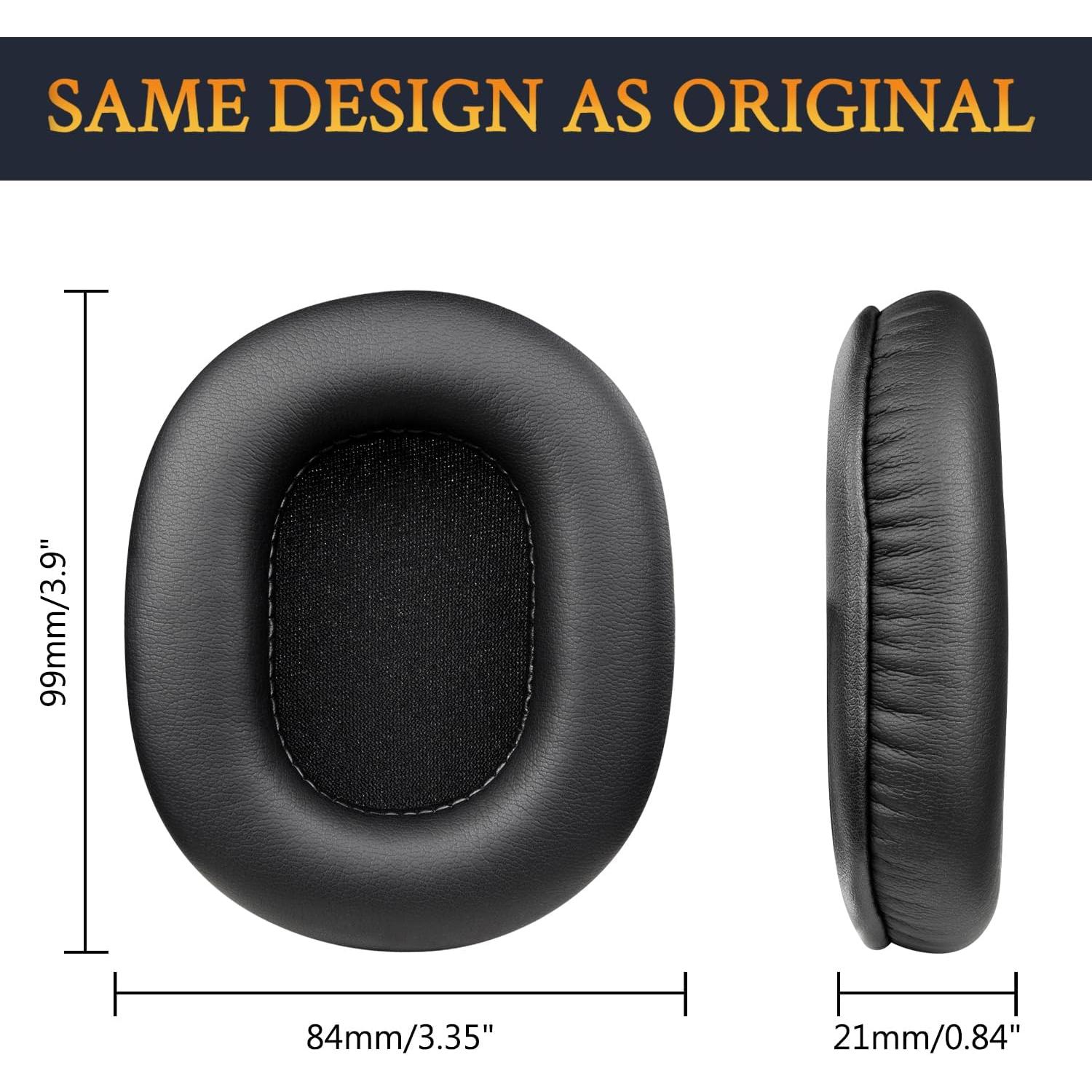 Almohadillas de Reemplazo SOULWIT para Auriculares Audio Technica M50X