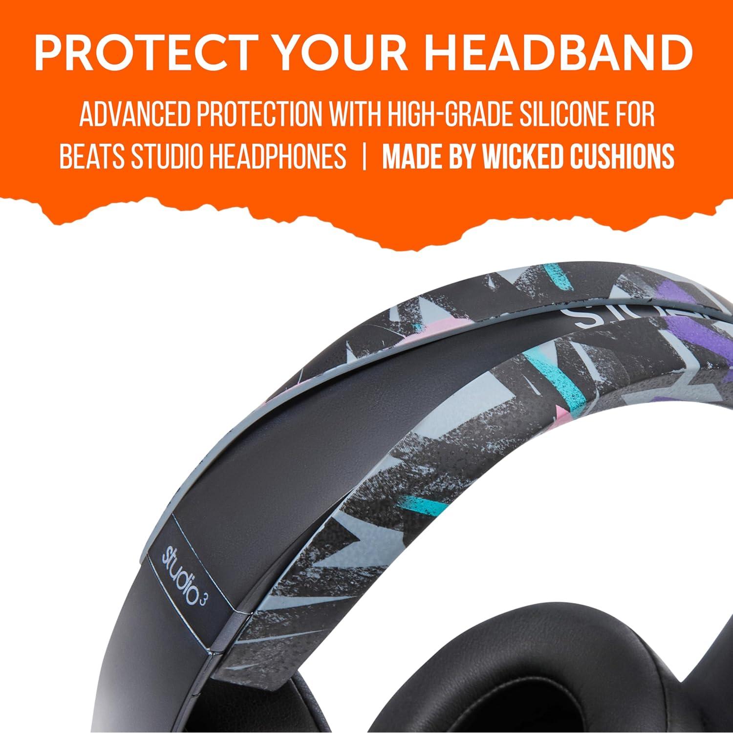 Funda de Silicona WC BandZ para Diadema Beats Studio Pro - Negro