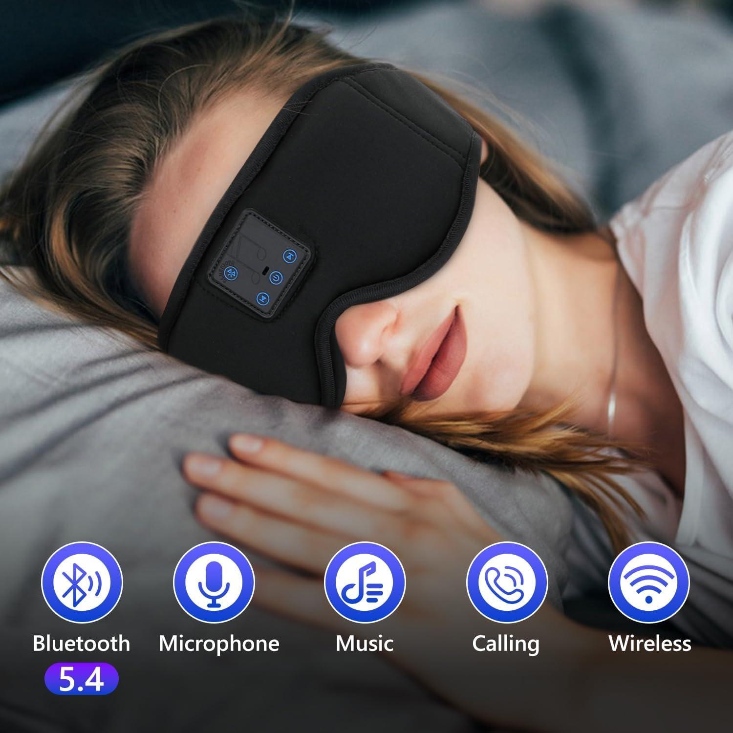 Máscara de Sueño Bluetooth Aurya 3D con Altavoces HD
