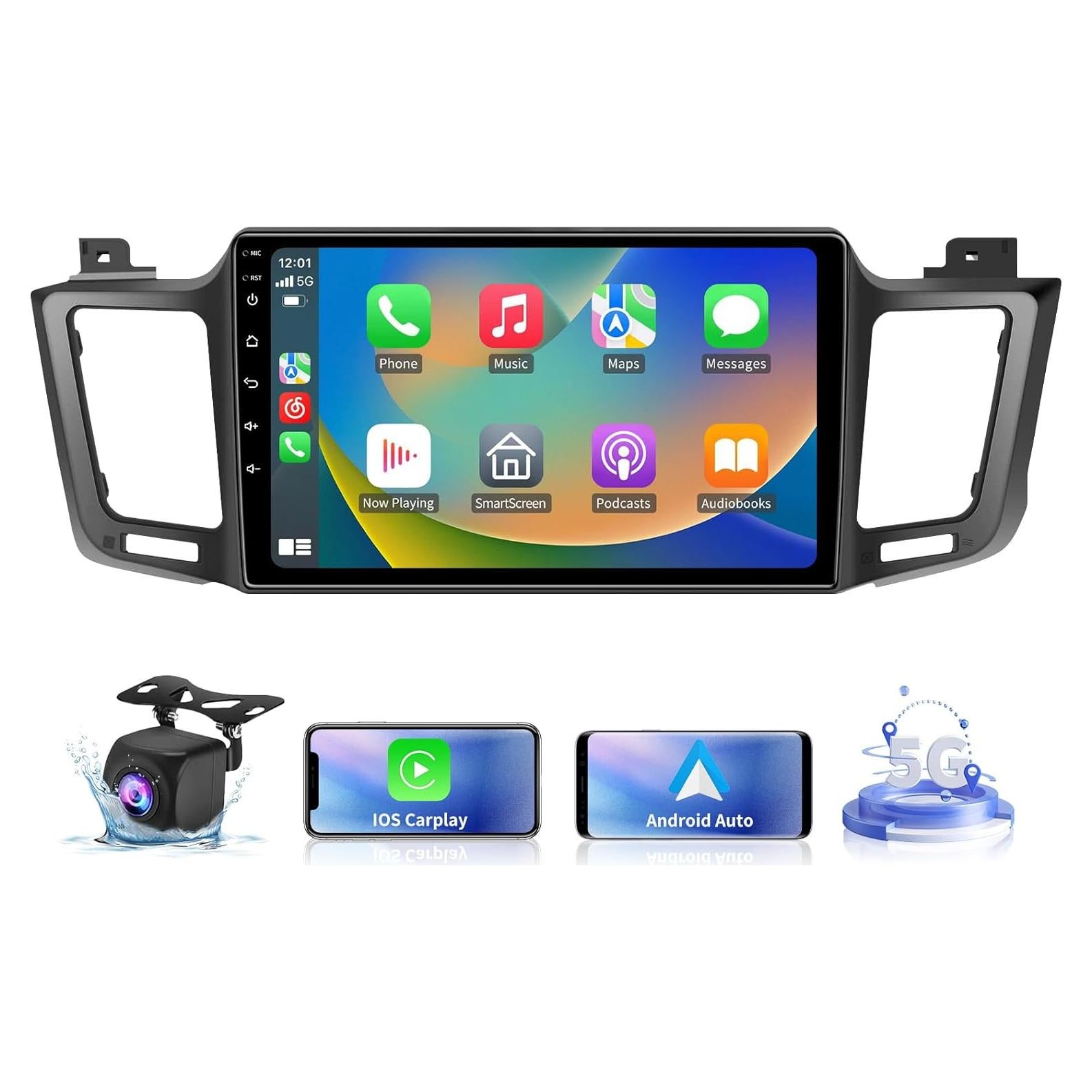 Estéreo de coche Android TopWeb 10.2" para Toyota RAV4 2013-2018