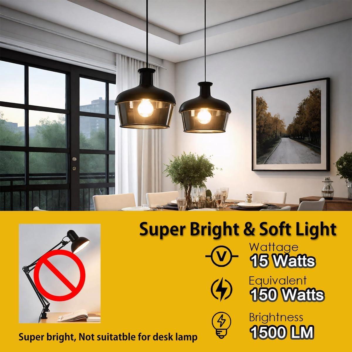 Bombillas LED Globo ILC G120 15W E26 RGB CCT 2700K-6000K 2P