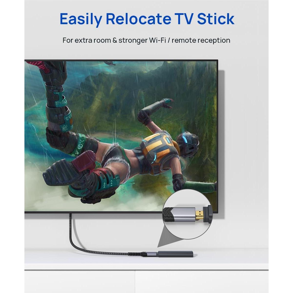 Cable Extensión HDMI 1.0M JSAUX 4K 60Hz Alta Velocidad