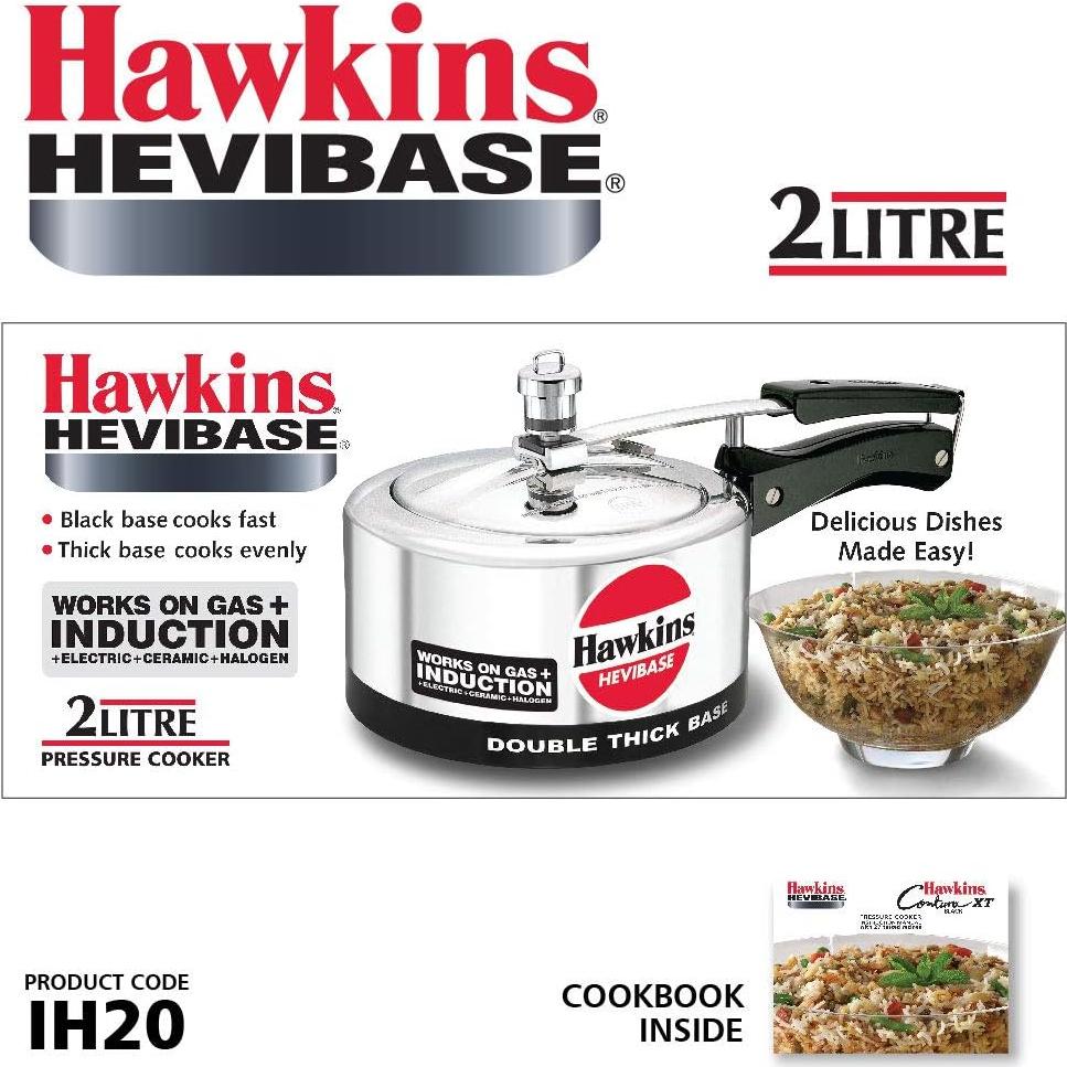 Olla a Presión Hawkins Hevibase 2 Litros Inducción Aluminio