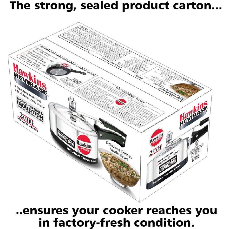 Olla a Presión Hawkins Hevibase 2 Litros Inducción Aluminio