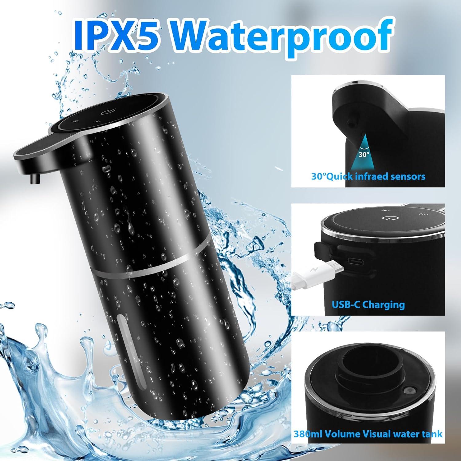 Paquete de 2 dispensadores automáticos de jabón espumoso Ruiyi Liaocheng 380ml