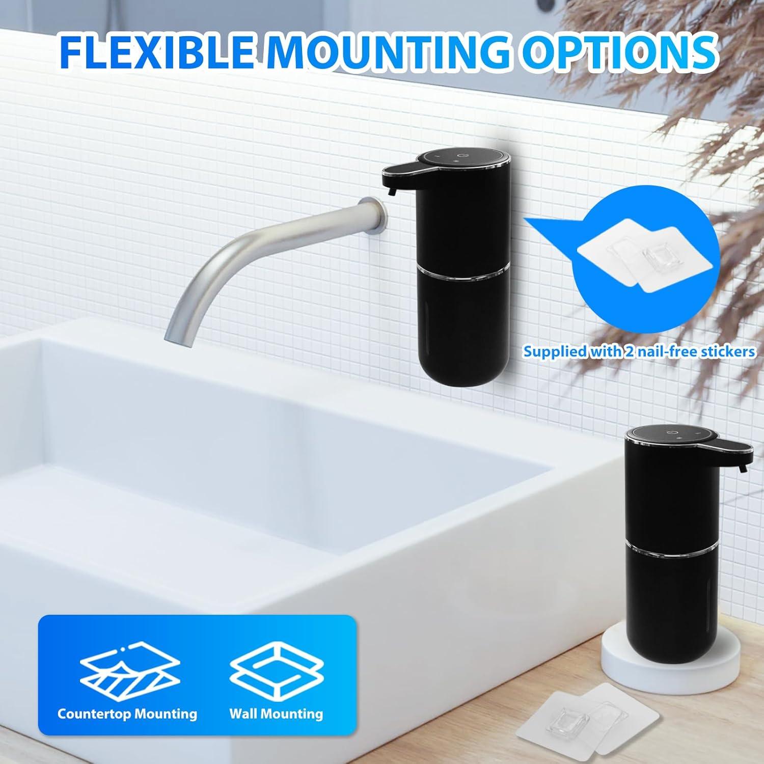 Paquete de 2 dispensadores automáticos de jabón espumoso Ruiyi Liaocheng 380ml