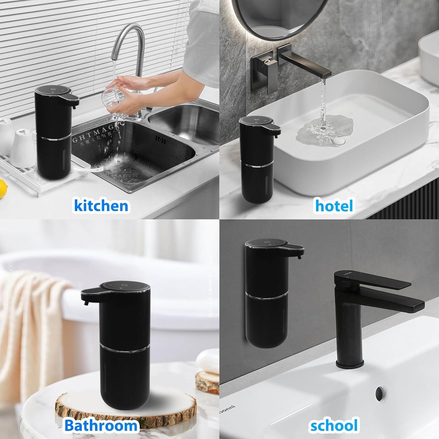 Paquete de 2 dispensadores automáticos de jabón espumoso Ruiyi Liaocheng 380ml