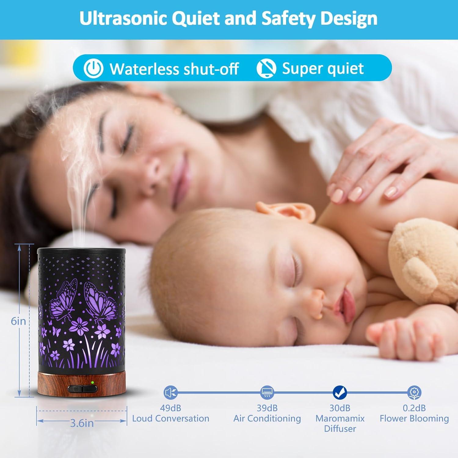 Difusor de Aceite Esencial Maromamix 150ML con Luz LED 7 Colores