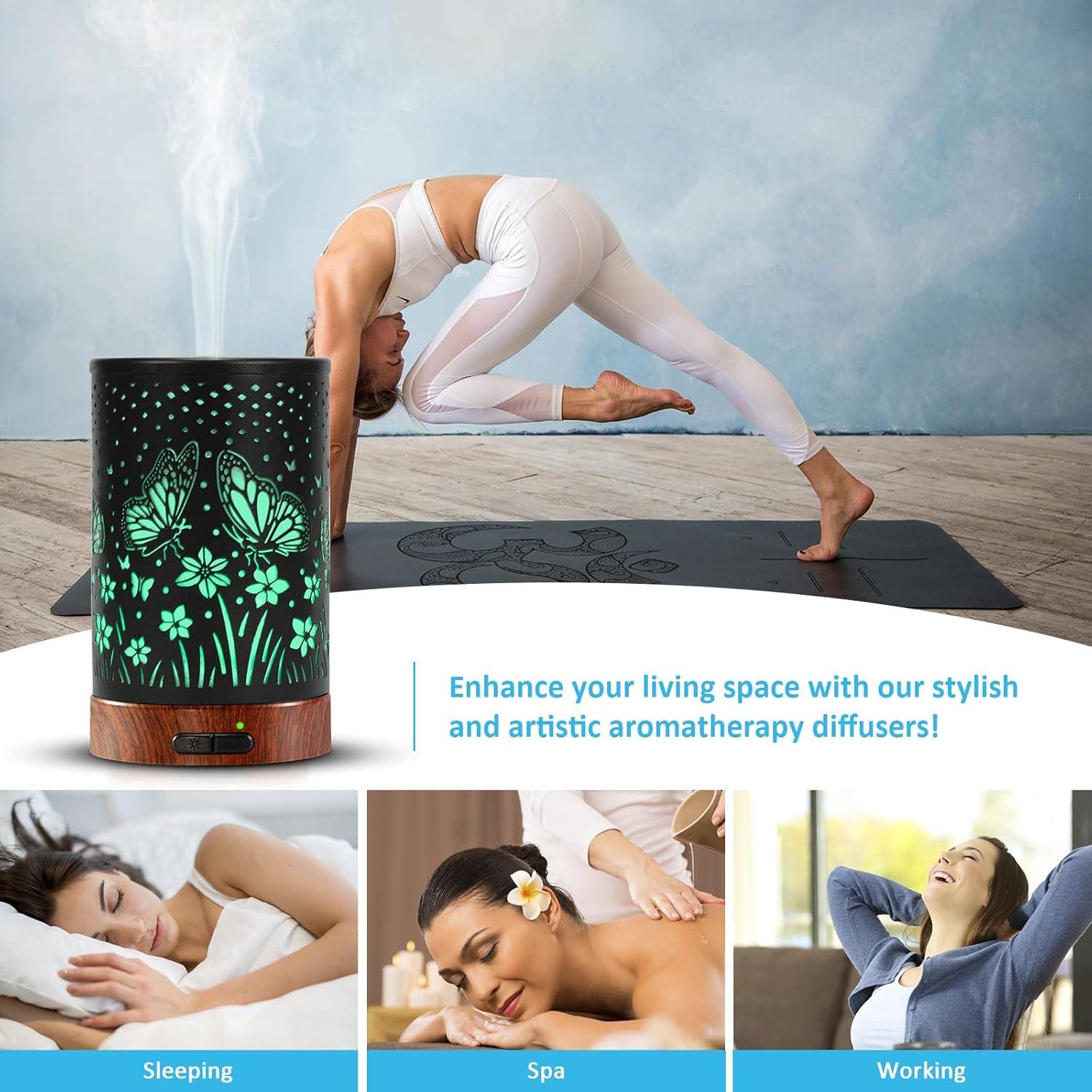 Difusor de Aceite Esencial Maromamix 150ML con Luz LED 7 Colores