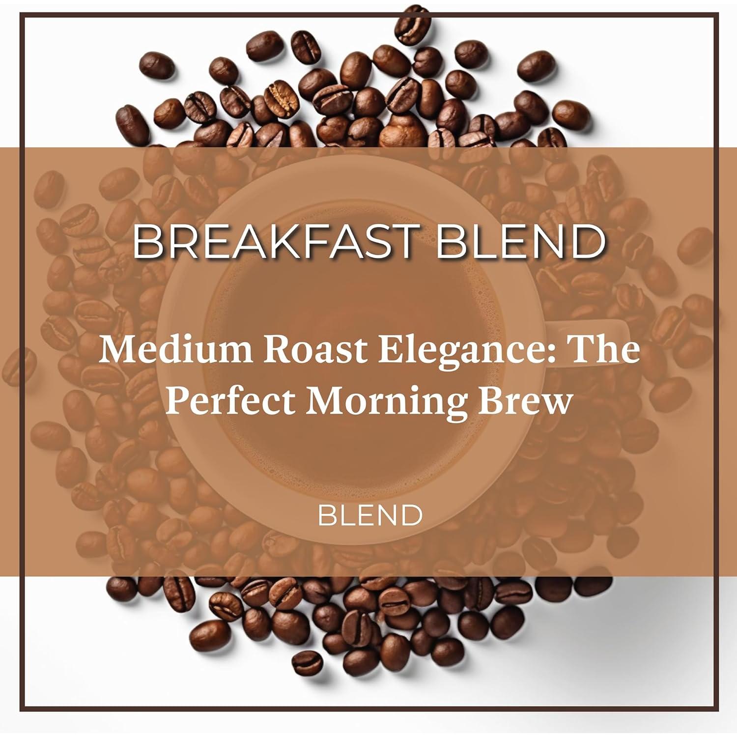 Café en Grano San Diego, Mezcla de Desayuno Tostado Medio 454g