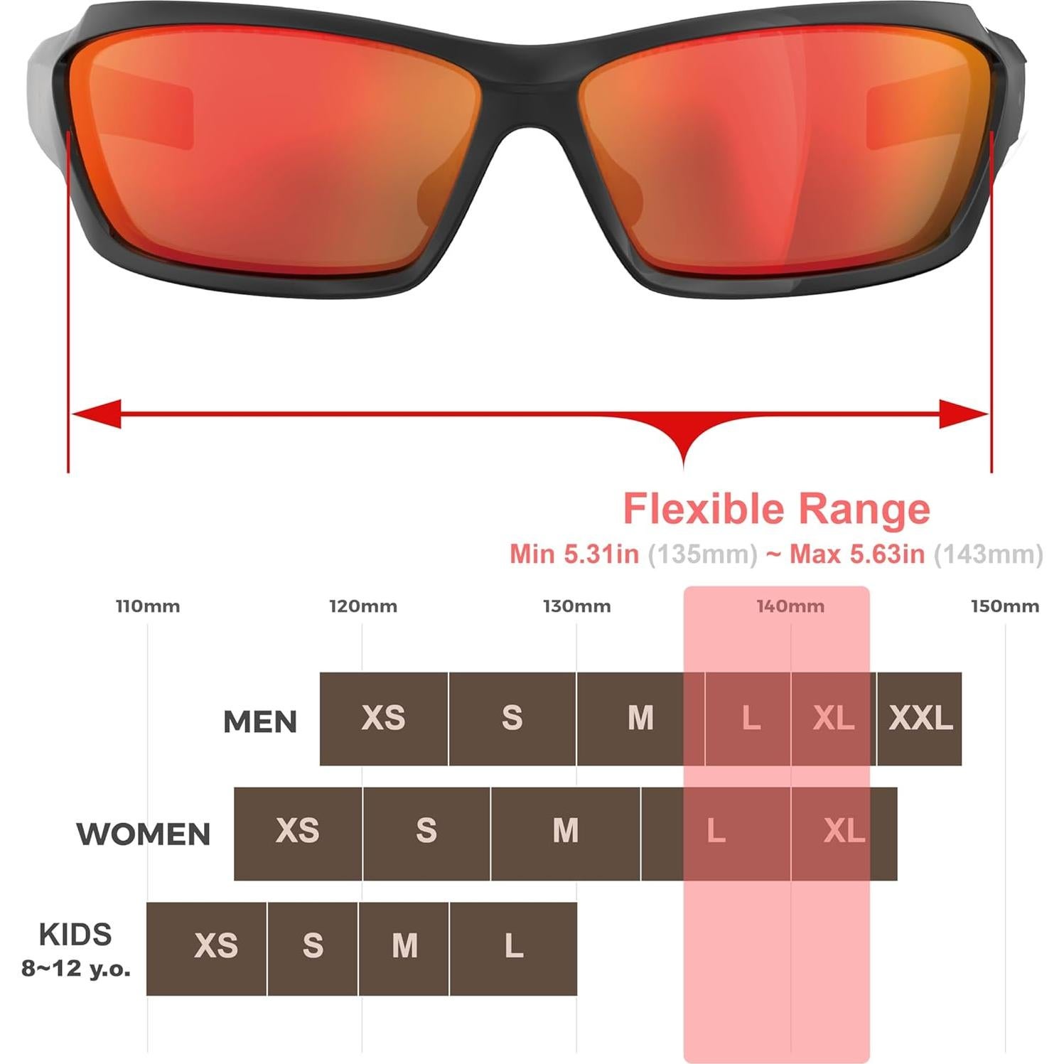 Gafas de sol polarizadas deportivas Viviendo tu tiempo J11