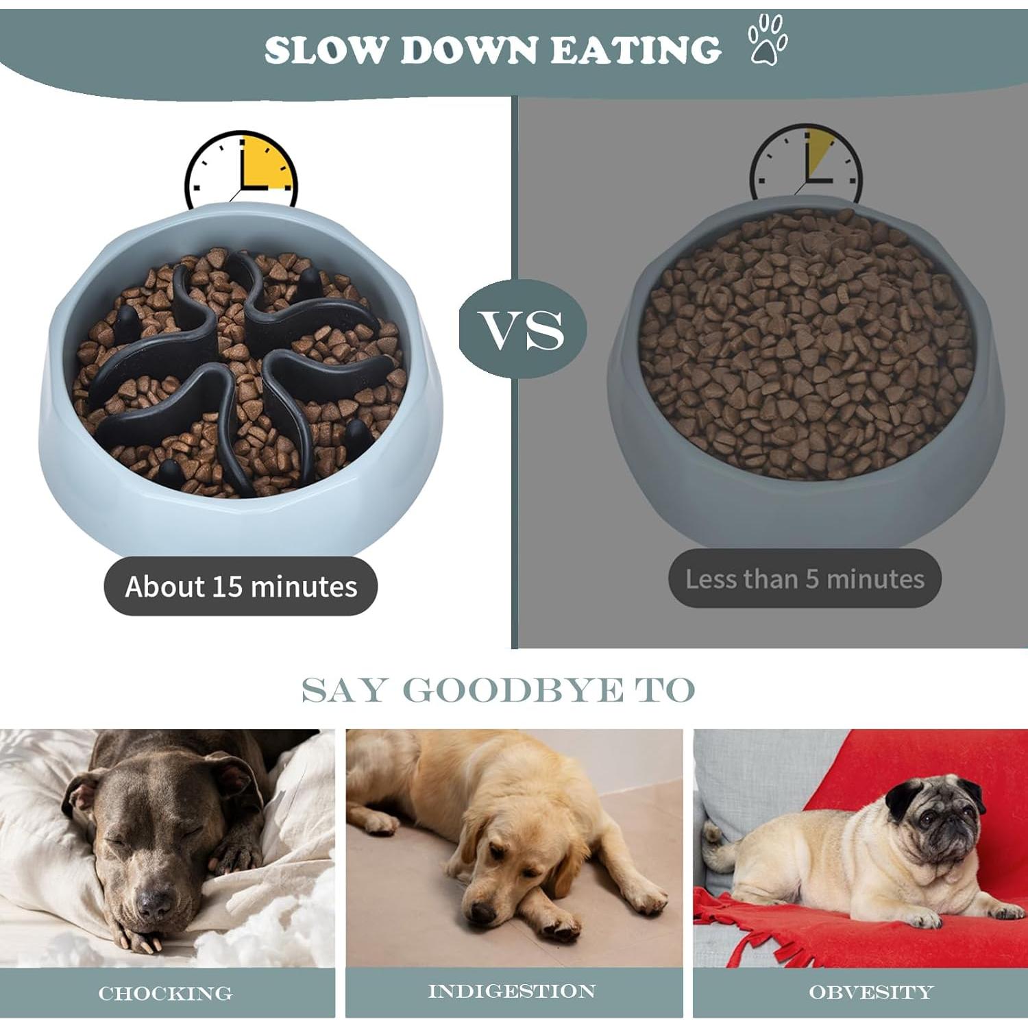 Inserto de Silicona para Cuencos de Perro DEWVIE - Pequeño Negro