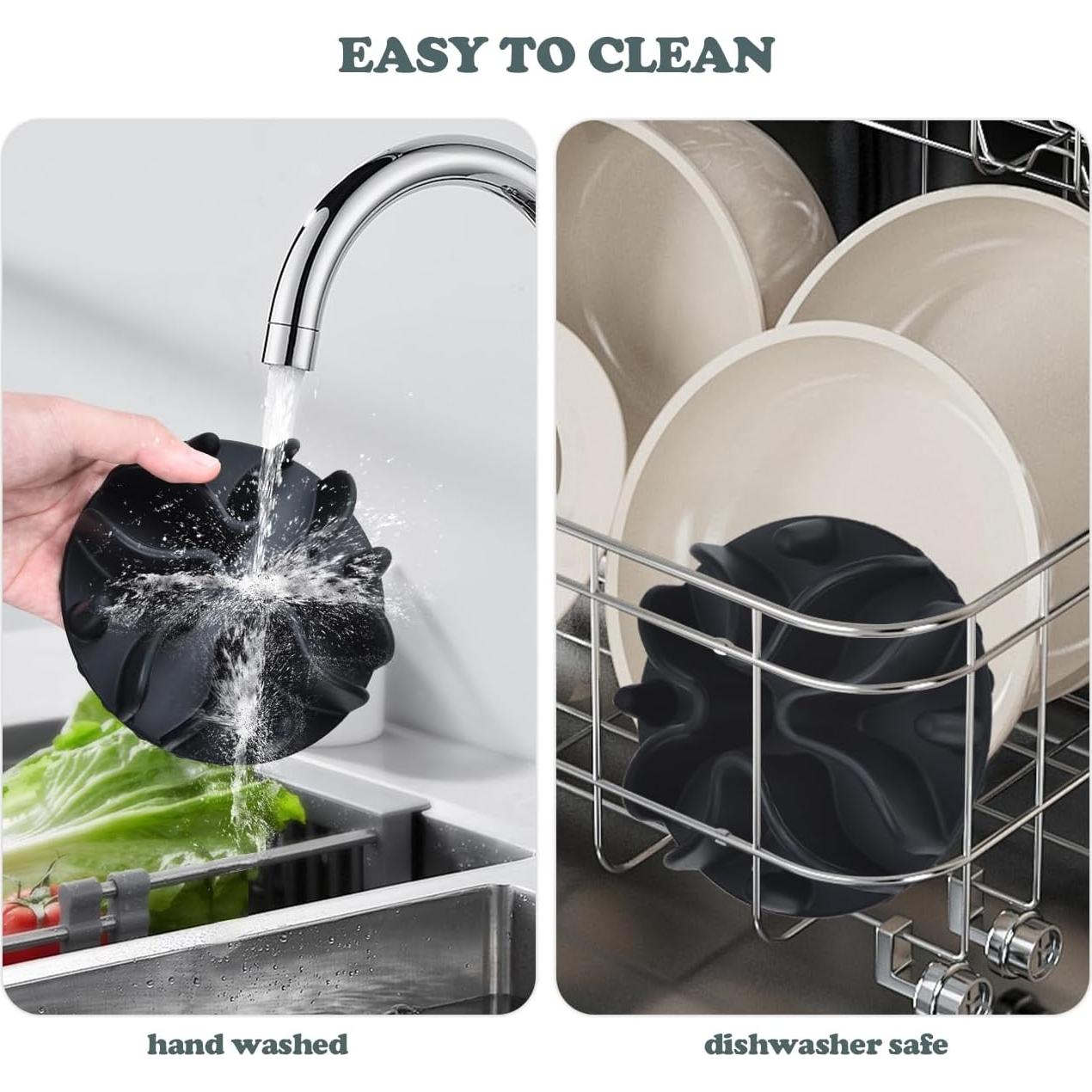 Inserto de Silicona para Cuencos de Perro DEWVIE - Pequeño Negro