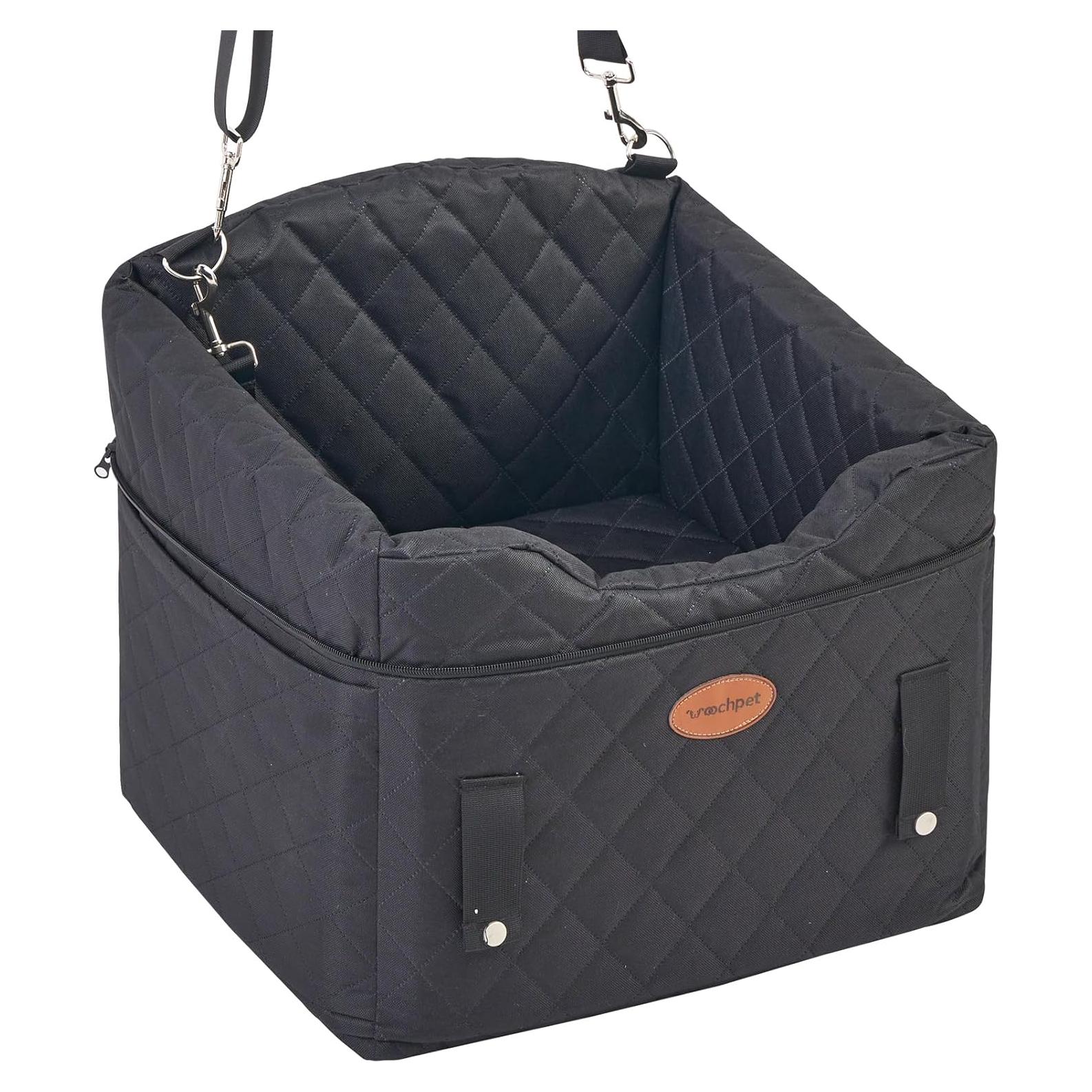 Asiento de Coche para Perros UWELL PETS Negro 46x43x46cm