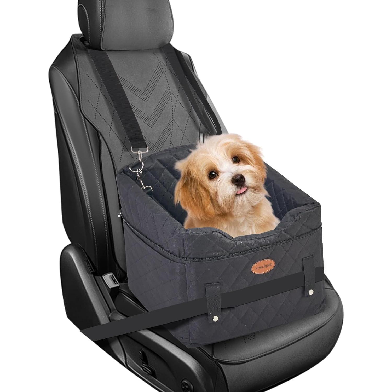 Asiento de Coche para Perros UWELL PETS Negro 46x43x46cm