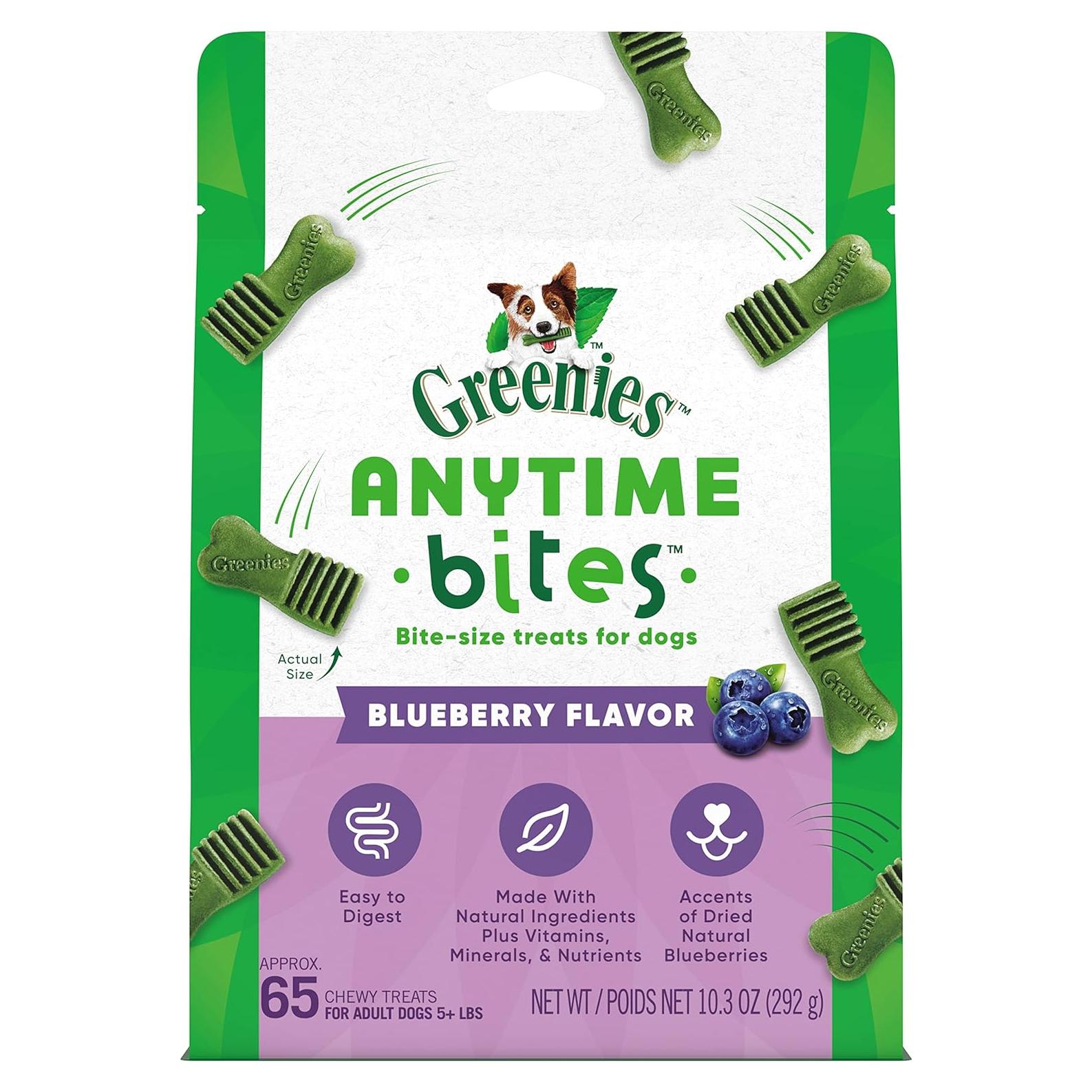 Golosinas Masticables para Perros Greenies 292 g Sabor Arándano