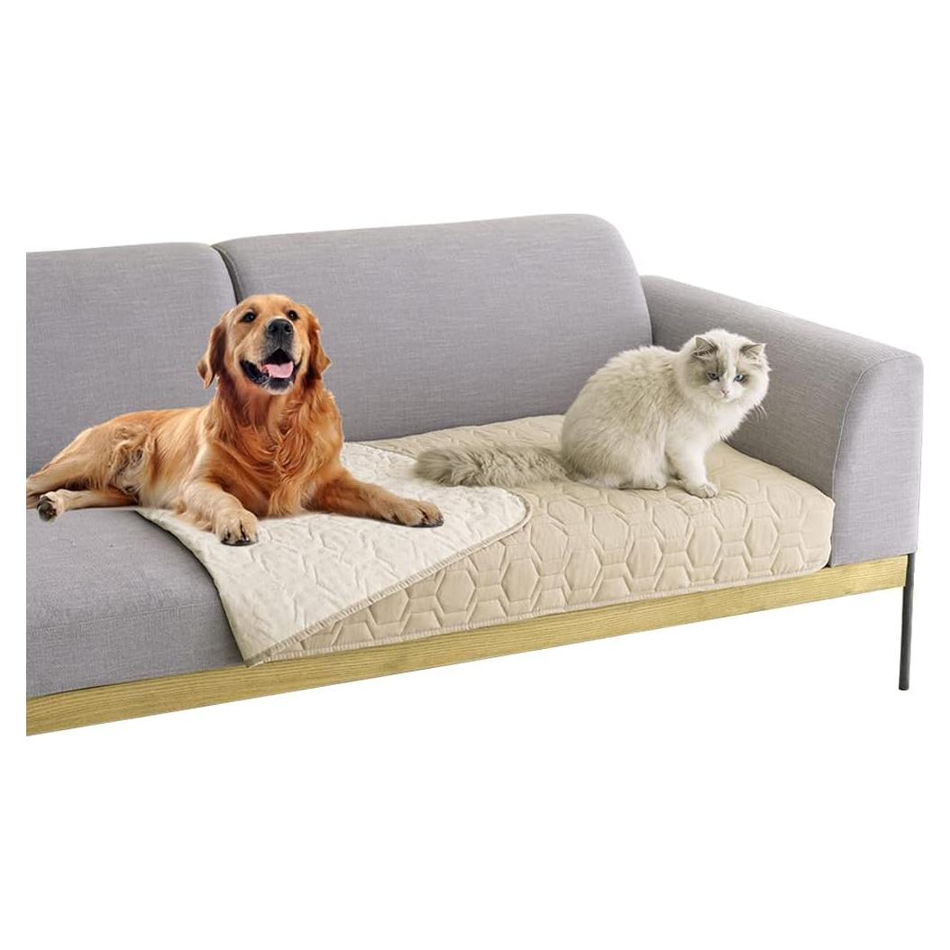 Funda de cama impermeable Tcksstex 76x178 cm Beige