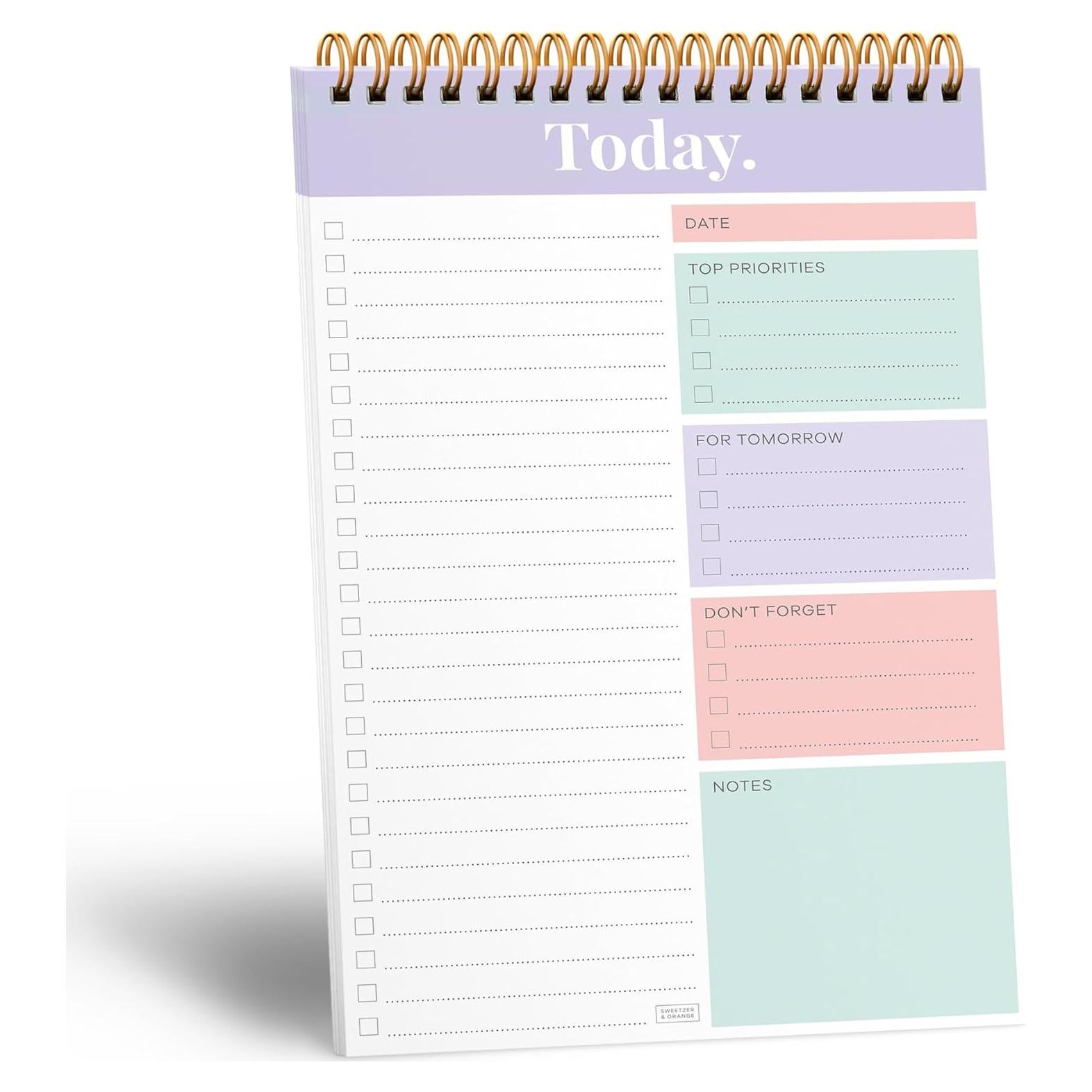 Planificador Diario Sweetzer & Orange Mauve - 52 Hojas