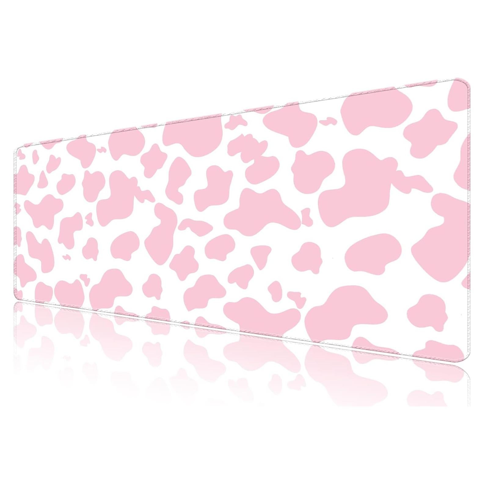 Alfombrilla de Ratón Grande Deokke Vaca Rosa 80 x 40 cm