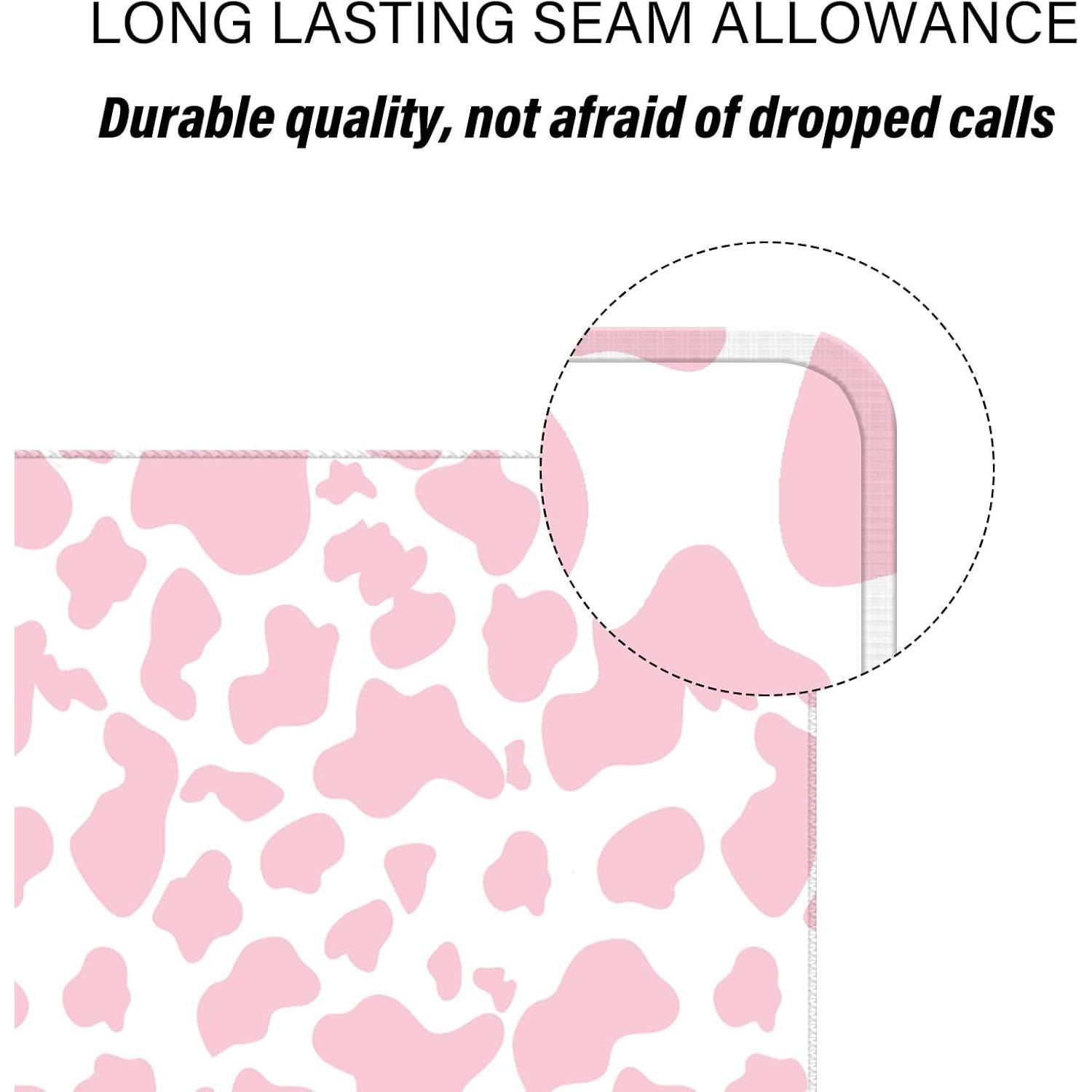 Alfombrilla de Ratón Grande Deokke Vaca Rosa 80 x 40 cm