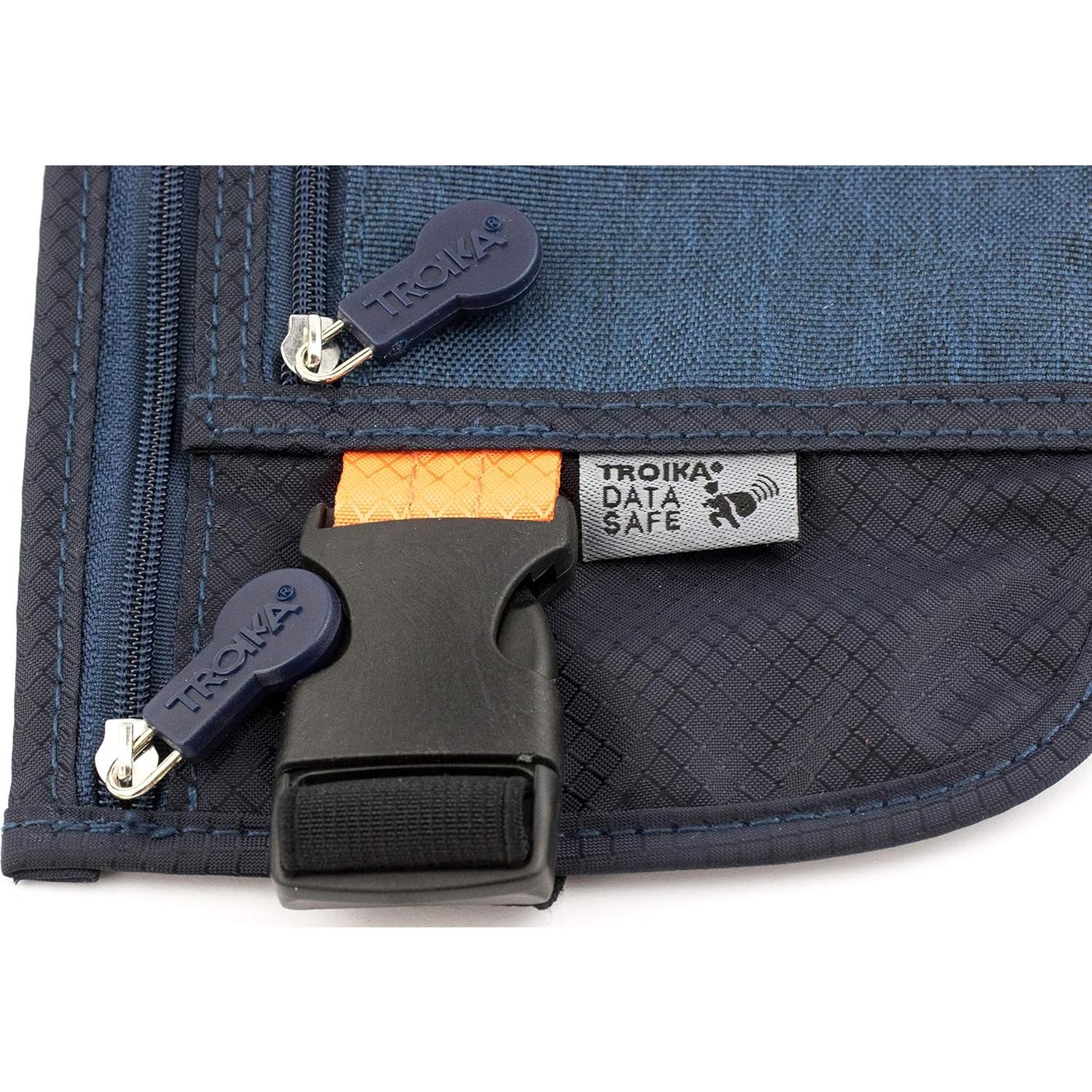 Bolsa de Cinturón Troika Original Unisex Azul 28cm