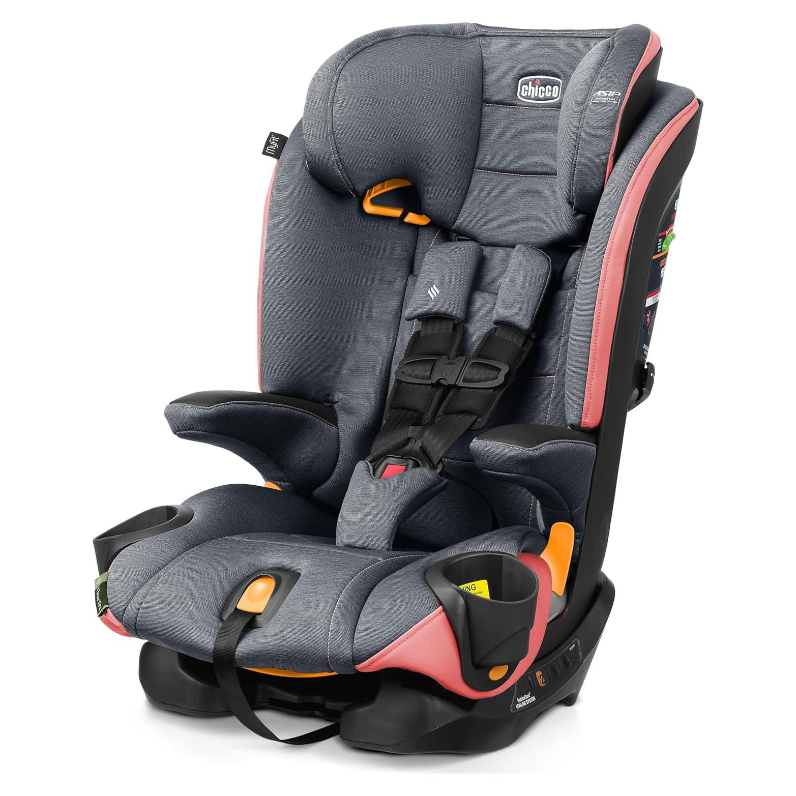 Chicco MyFit Arnés + Asiento Elevador para Auto Coral