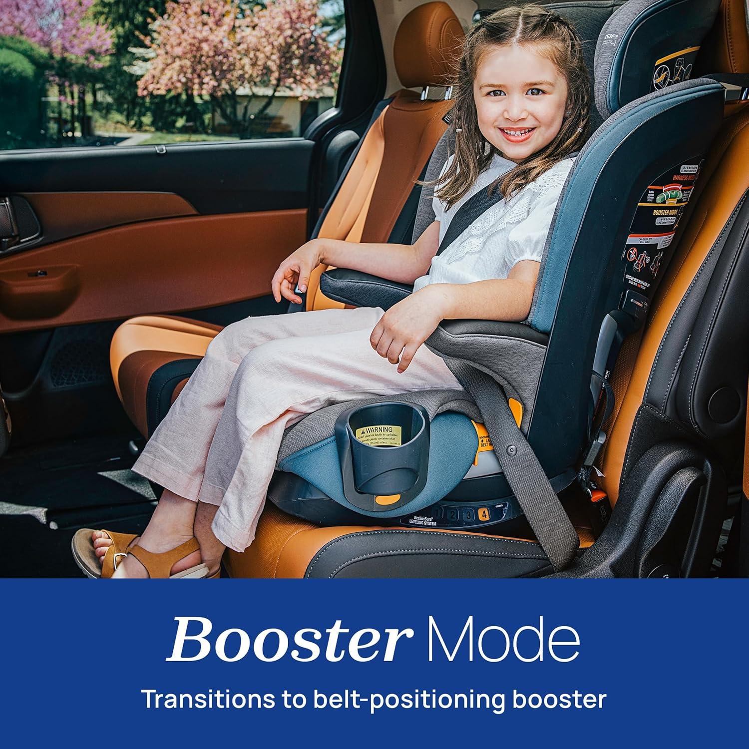 Chicco MyFit Arnés + Asiento Elevador para Auto Coral