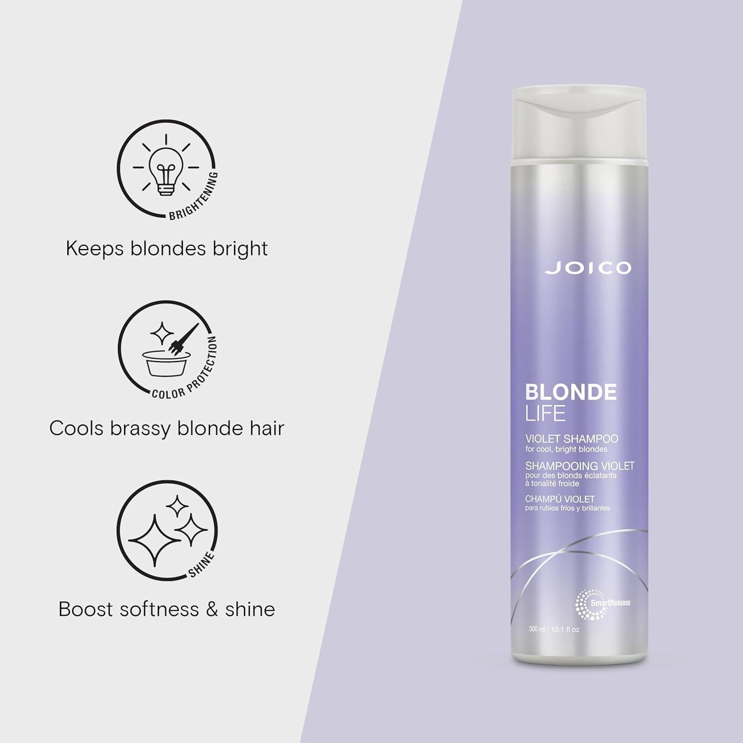 Champú Violeta Joico Blonde Life 300 ml - Neutraliza Amarillos