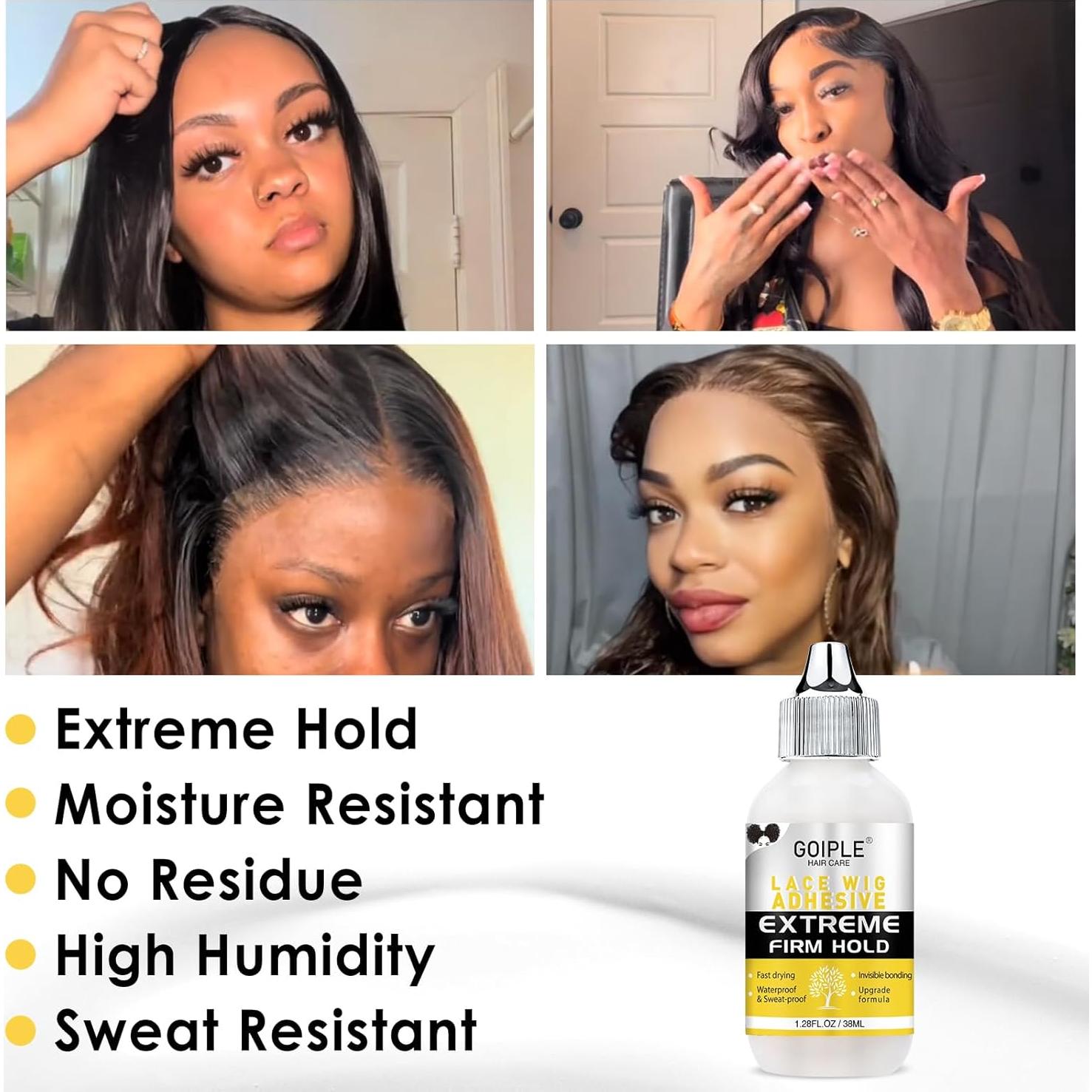 Pegamento para Pelucas de Encaje Frontal Goiple - 4PCS