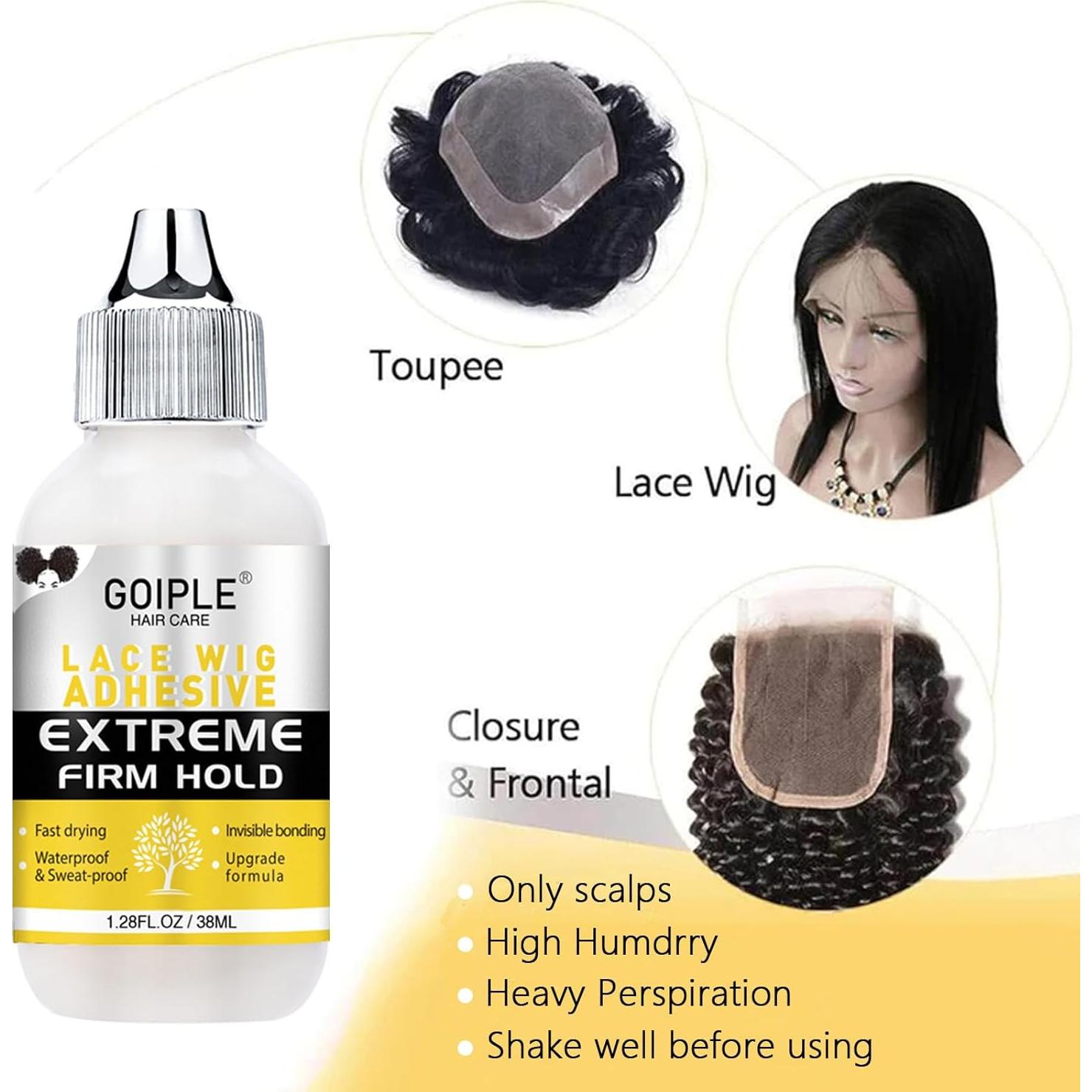 Pegamento para Pelucas de Encaje Frontal Goiple - 4PCS