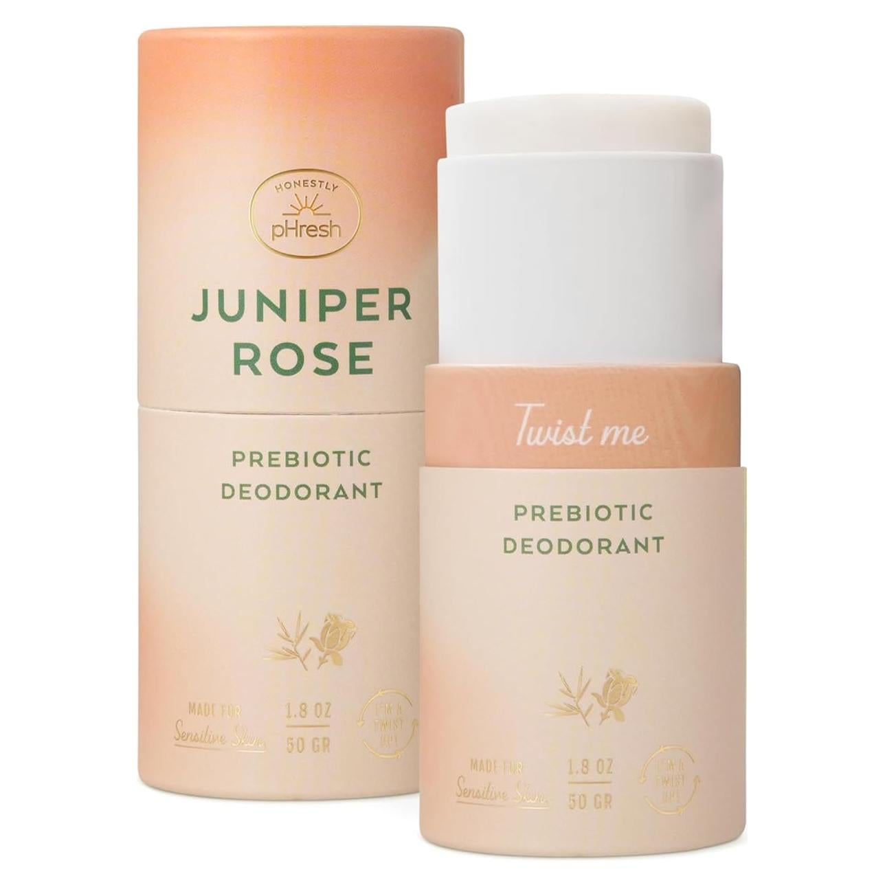 Desodorante Natural Honestly pHresh Rosa de Enebro 68g