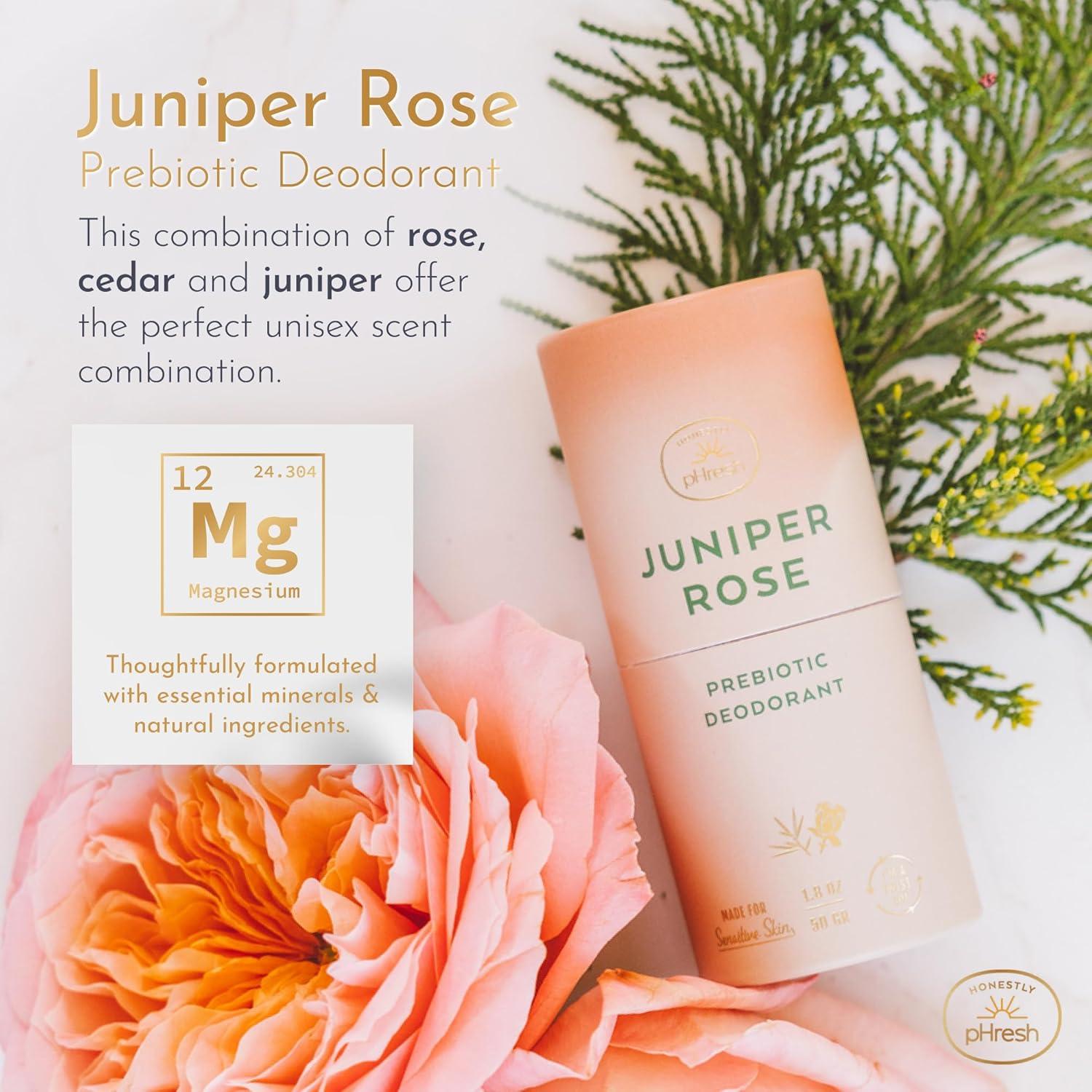 Desodorante Natural Honestly pHresh Rosa de Enebro 68g