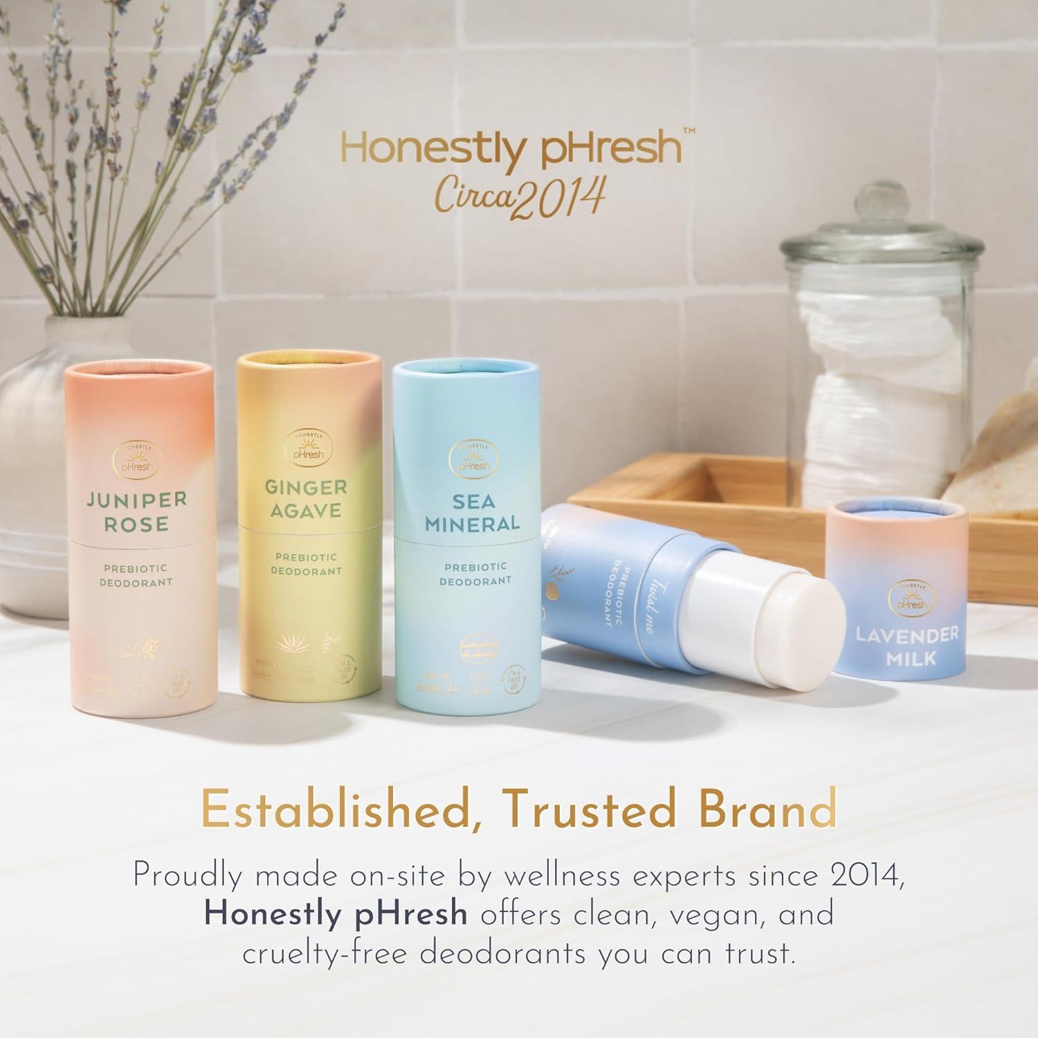 Desodorante Natural Honestly pHresh Rosa de Enebro 68g