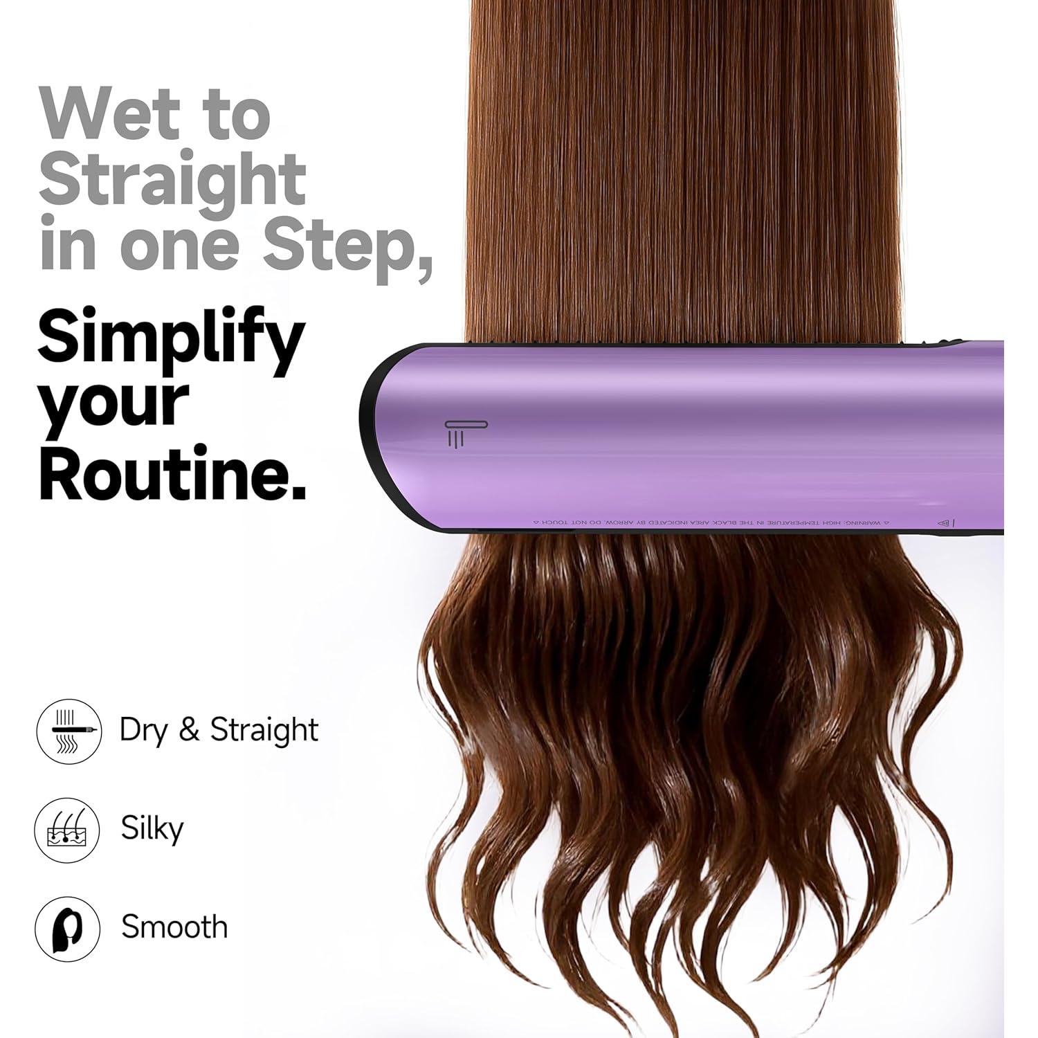 Plancha de Cabello JELLYFISH 2 en 1 Sin Calor Azul 0.5 kg