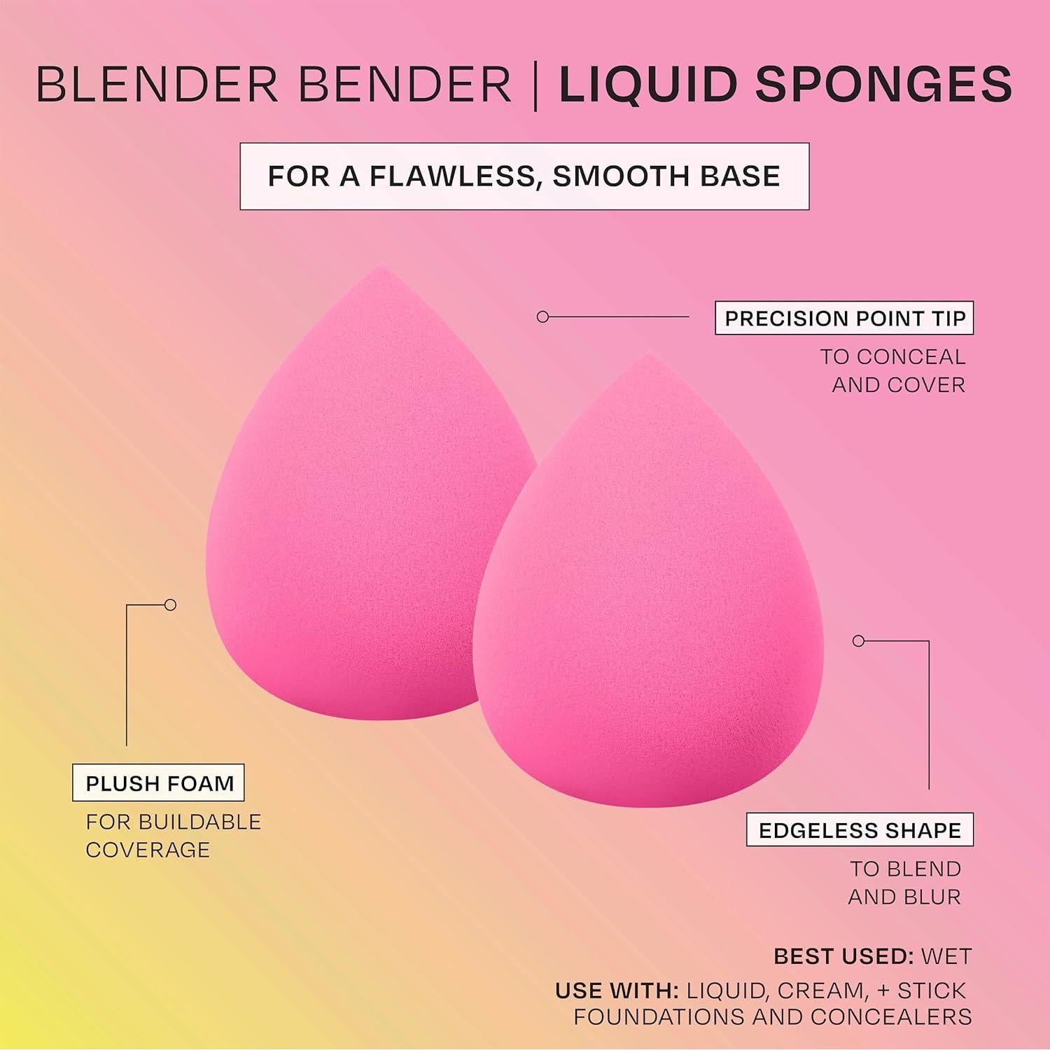 Juego de Esponjas de Maquillaje Freeman Blender Bender 8 Pzas
