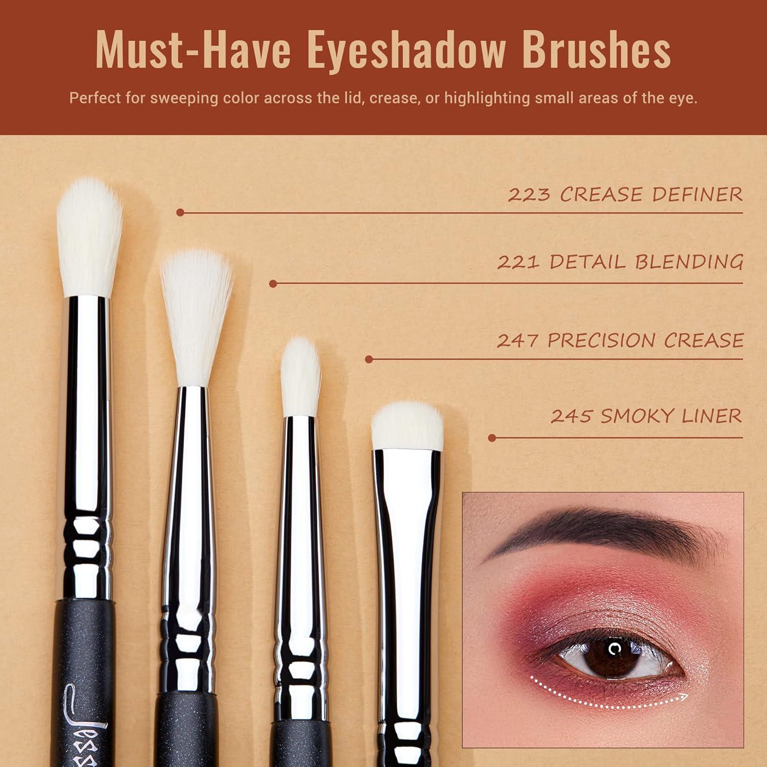 Juego de Brochas para Sombras de Ojos Jessup 11pcs T340