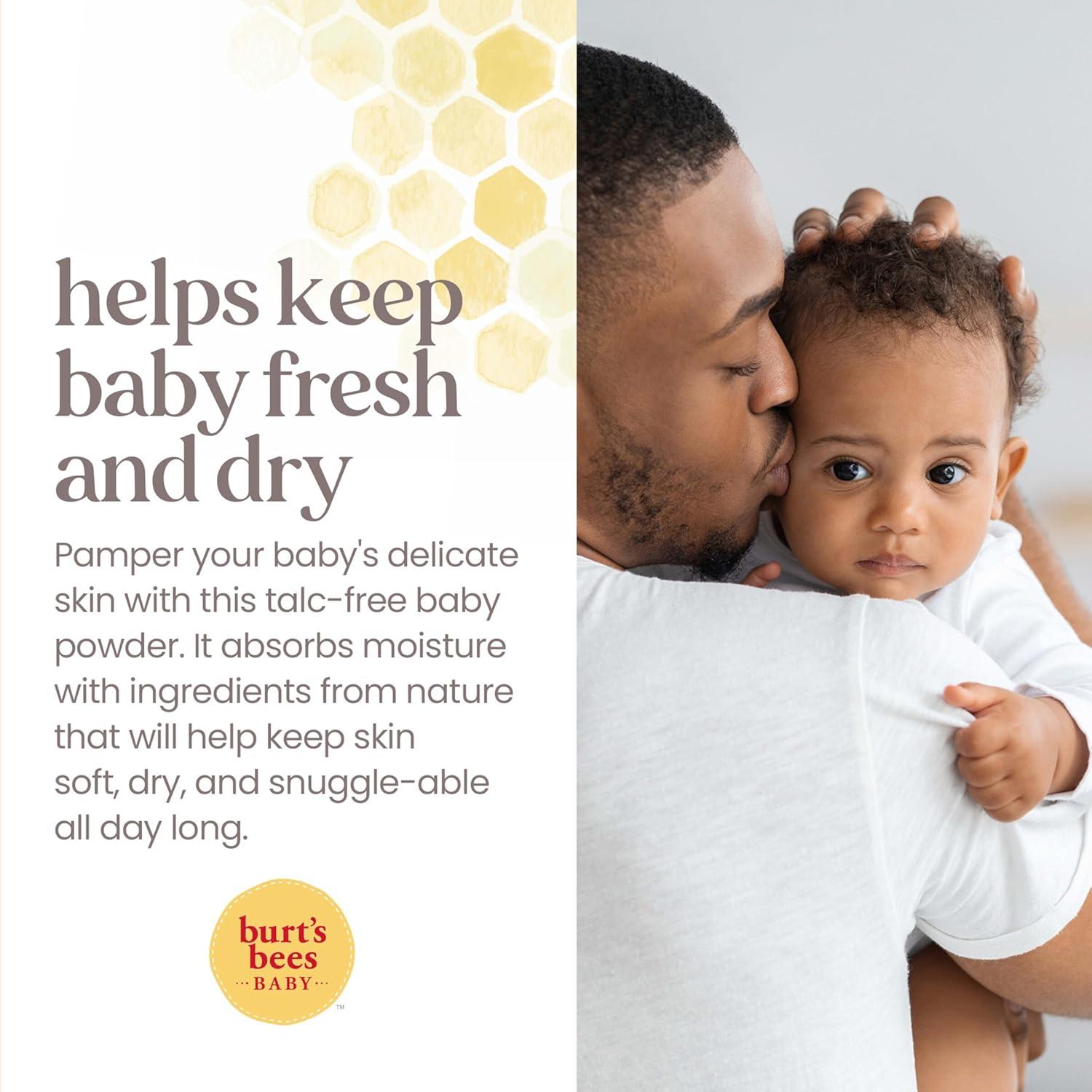 Polvo para Bebés Burt's Bees 212g Libre de Talco Hipoalergénico